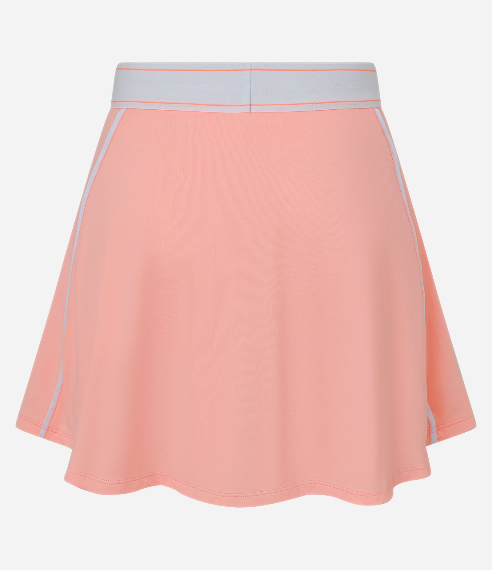 Short Saia Esportivo com Cós elastico e Friso Contrastante Coral 6