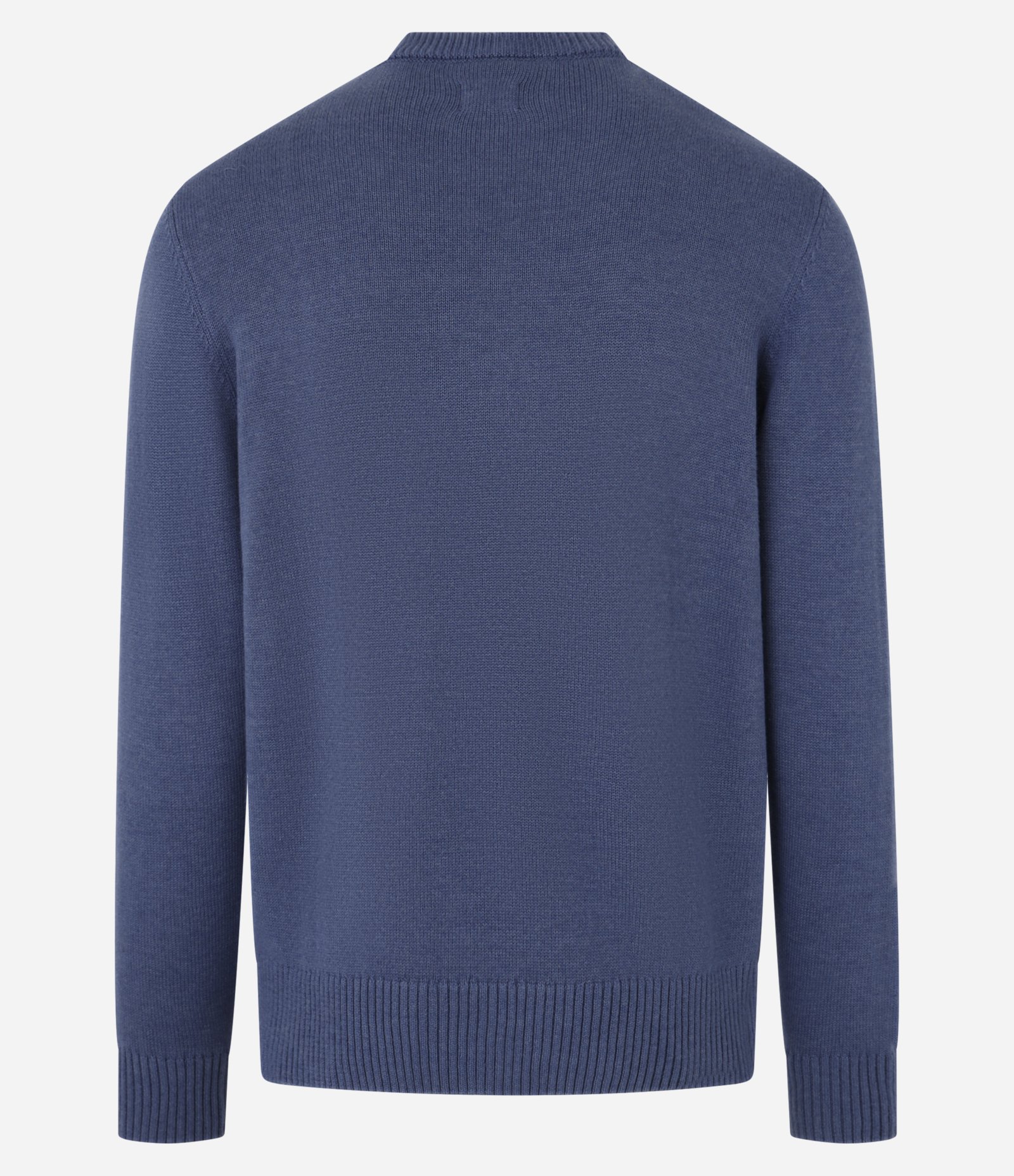 Suéter Comfort em Tricô com Manga e Barra Ajustadas Azul 7