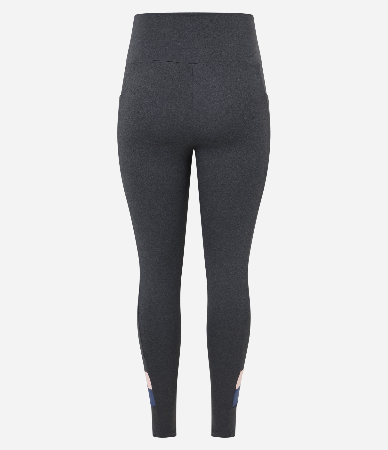 Calça Legging Esportiva em Microfibra com Contraste Cinza 2