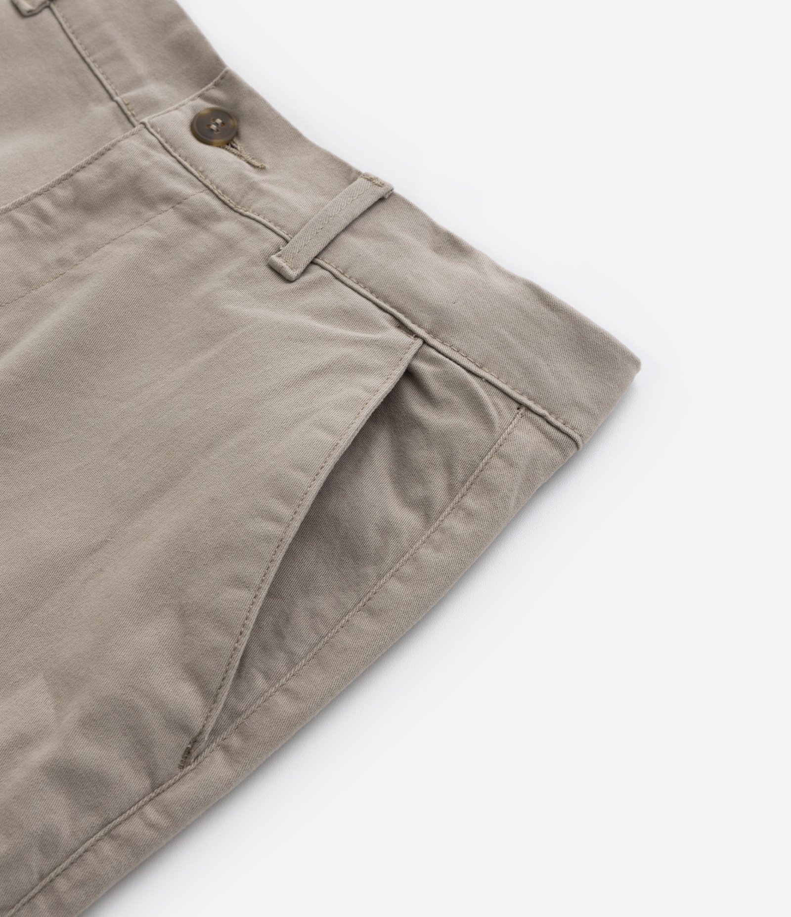 Calça Slim Infantil com Bolsos - Tam 5 a 14 anos Bege Médio 7