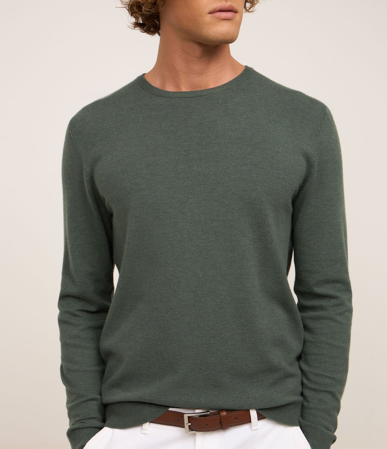 Suéter Básico em Efeito Tricô com Acabamento Canelado 3