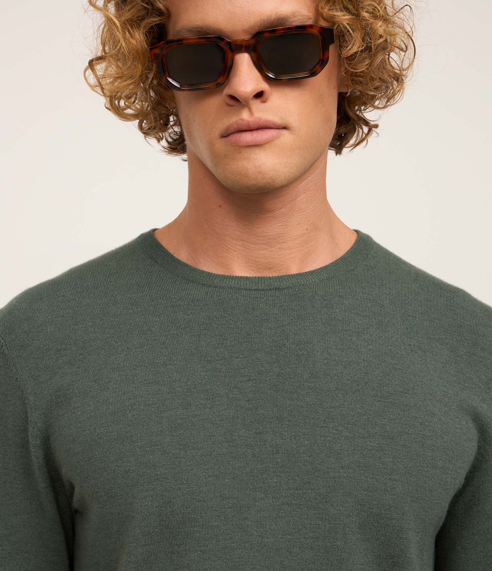 Suéter Básico em Efeito Tricô com Acabamento Canelado 4