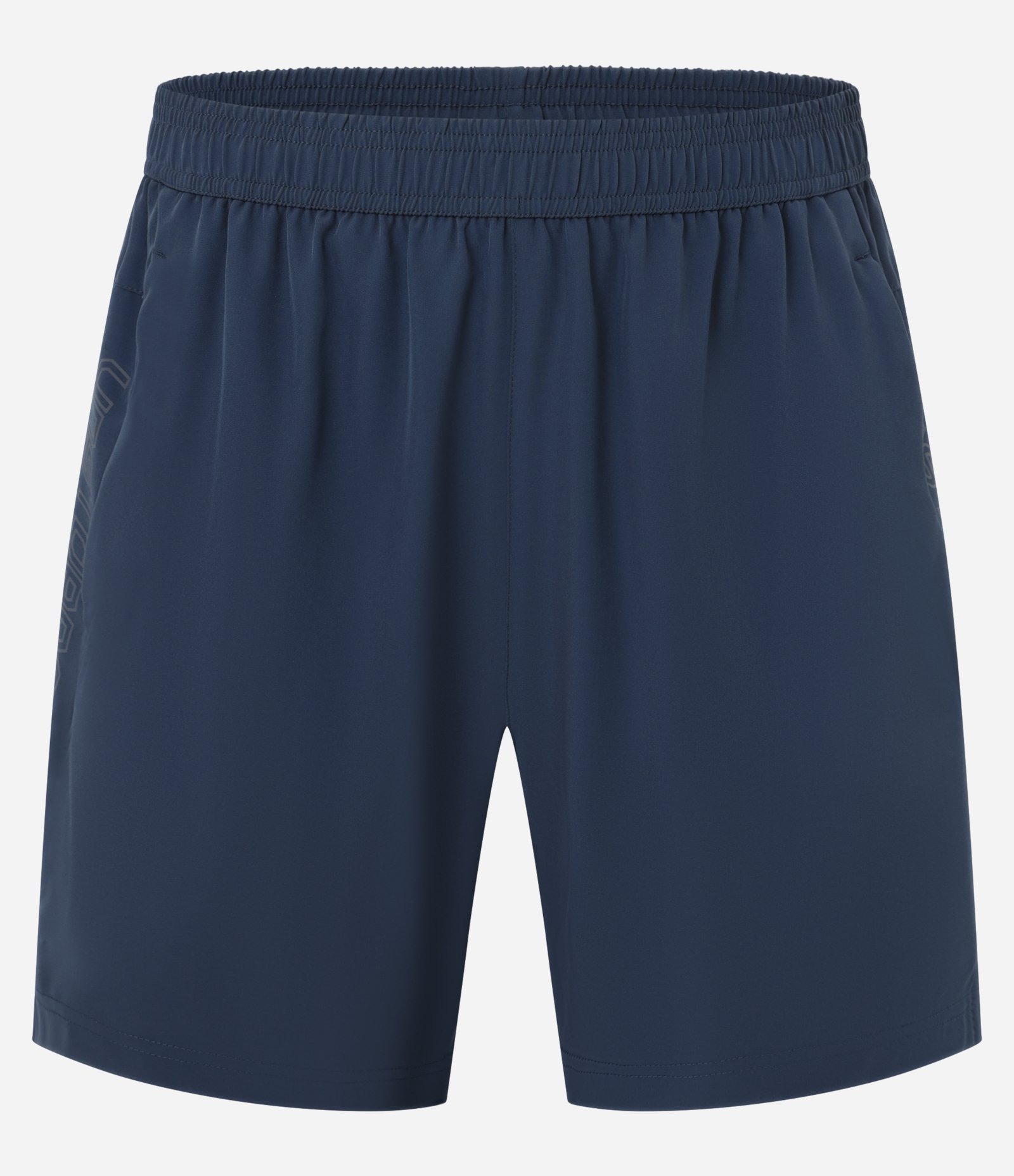 Bermuda Esportiva com Cordão Interno e Lettering Refletivo Azul Esverdeado 7