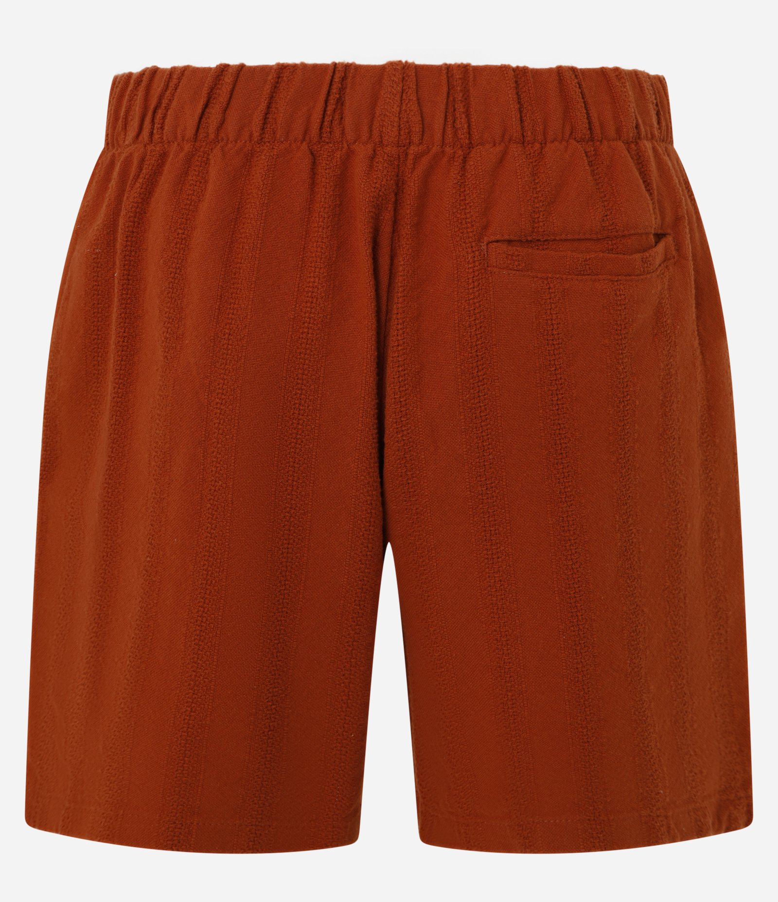 Bermuda em Algodão com Textura e Cós Elástico Vermelho 7