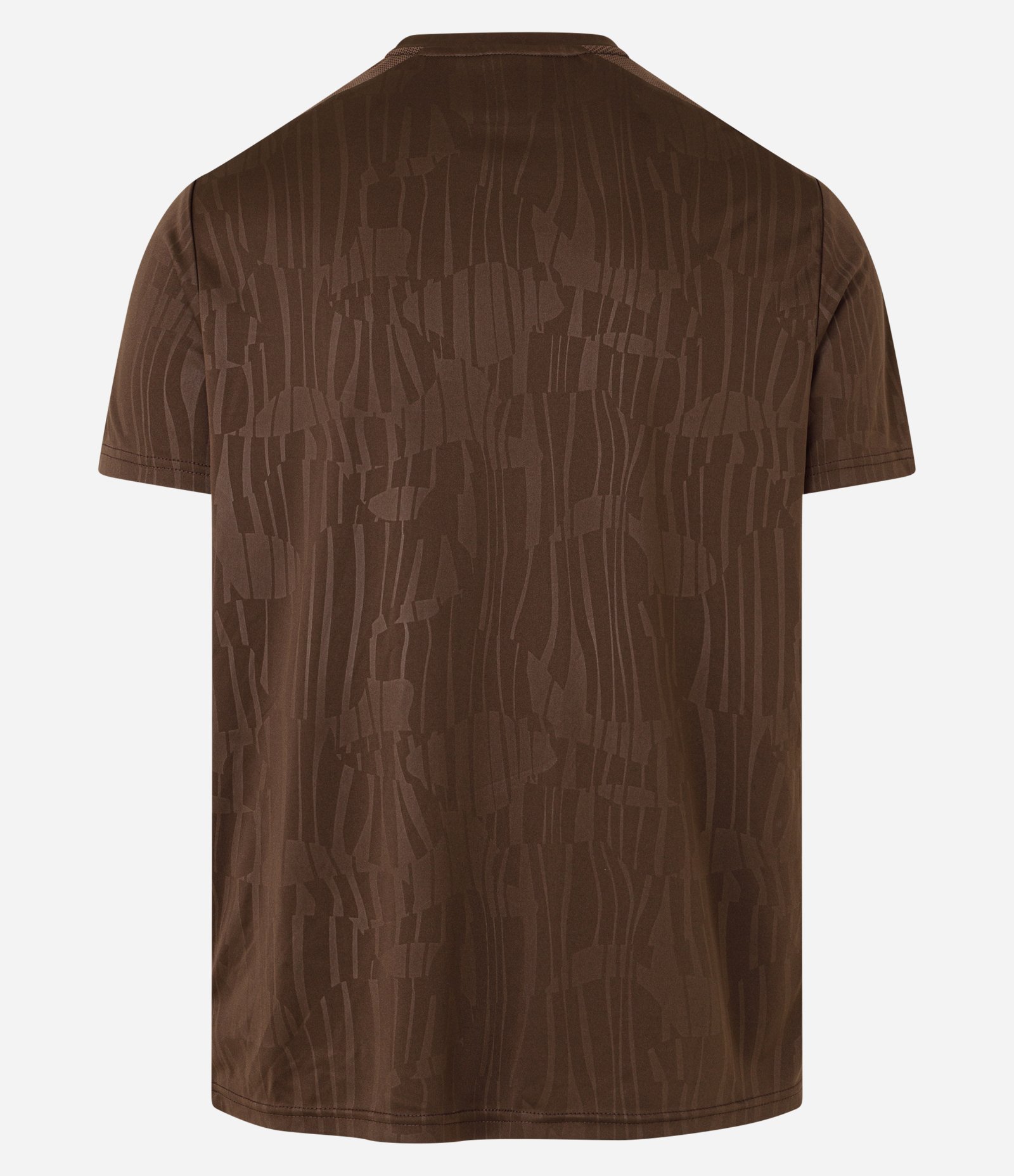 Camiseta Esportiva Tecnologia Dry com Estampa Heat Print Marrom Escuro 9