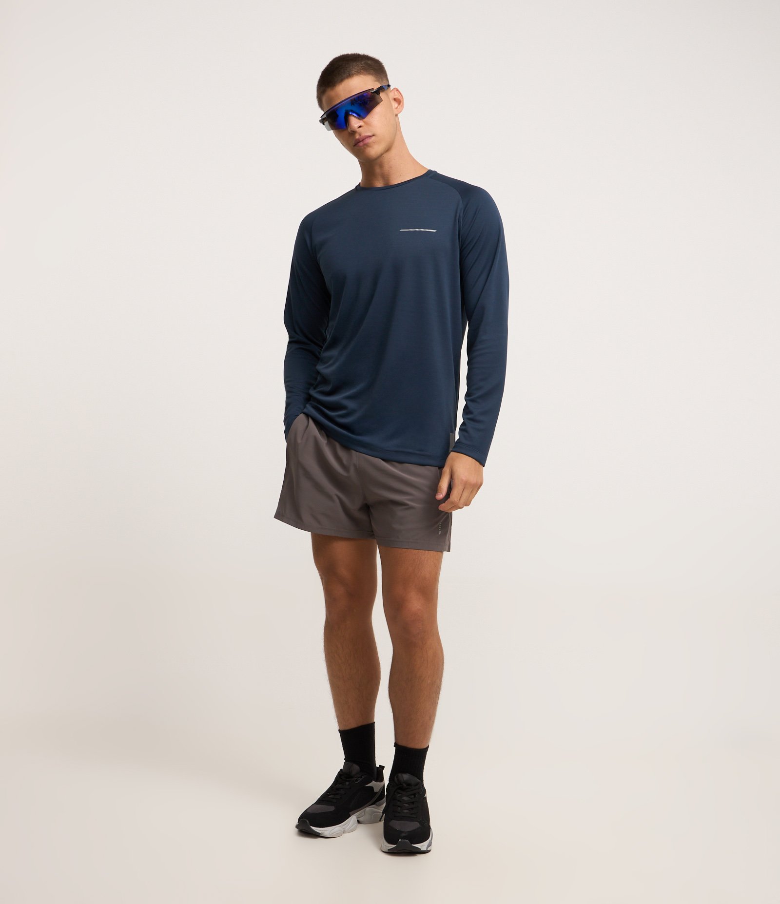 Camiseta Esportiva em Tecnologia Dry com Estampa Lettering Azul 2