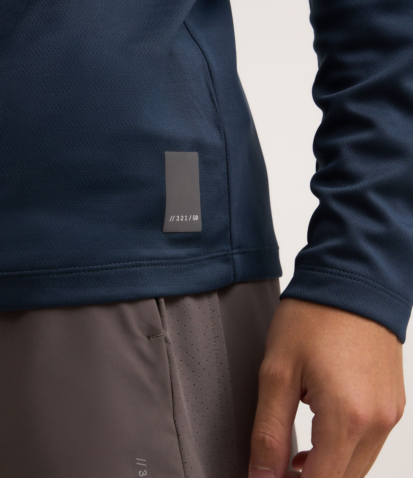 Camiseta Esportiva em Tecnologia Dry com Estampa Lettering Azul 4