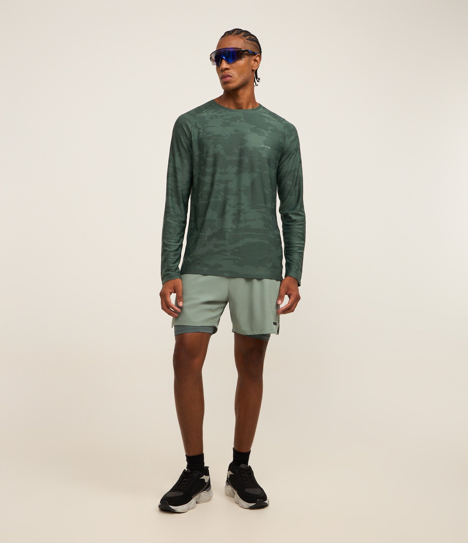 Camiseta Esportiva em Tecnologia Dry com Textura Jacquard Verde 5