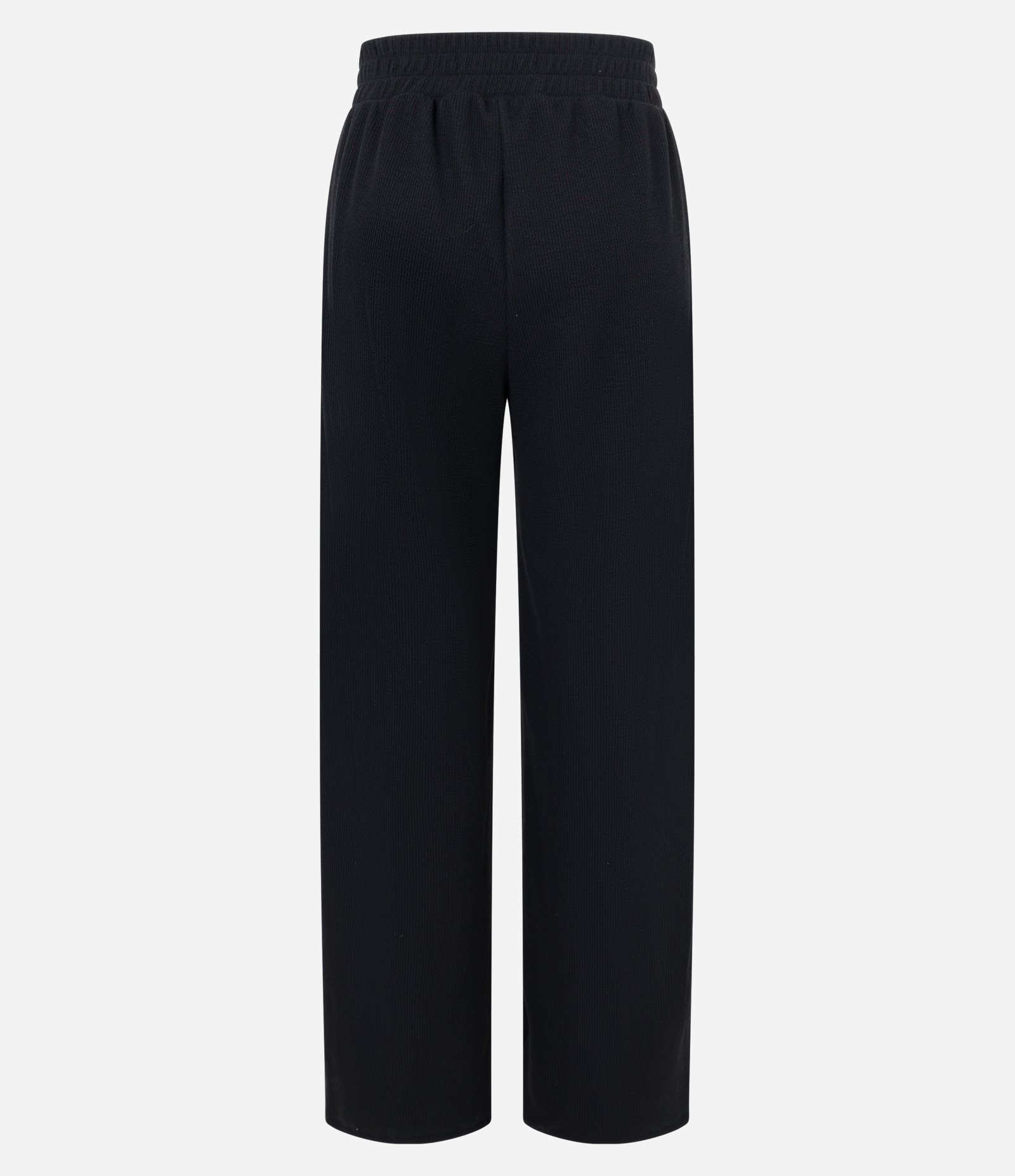 Calça Reta em Ribana Texturizada Preto 7