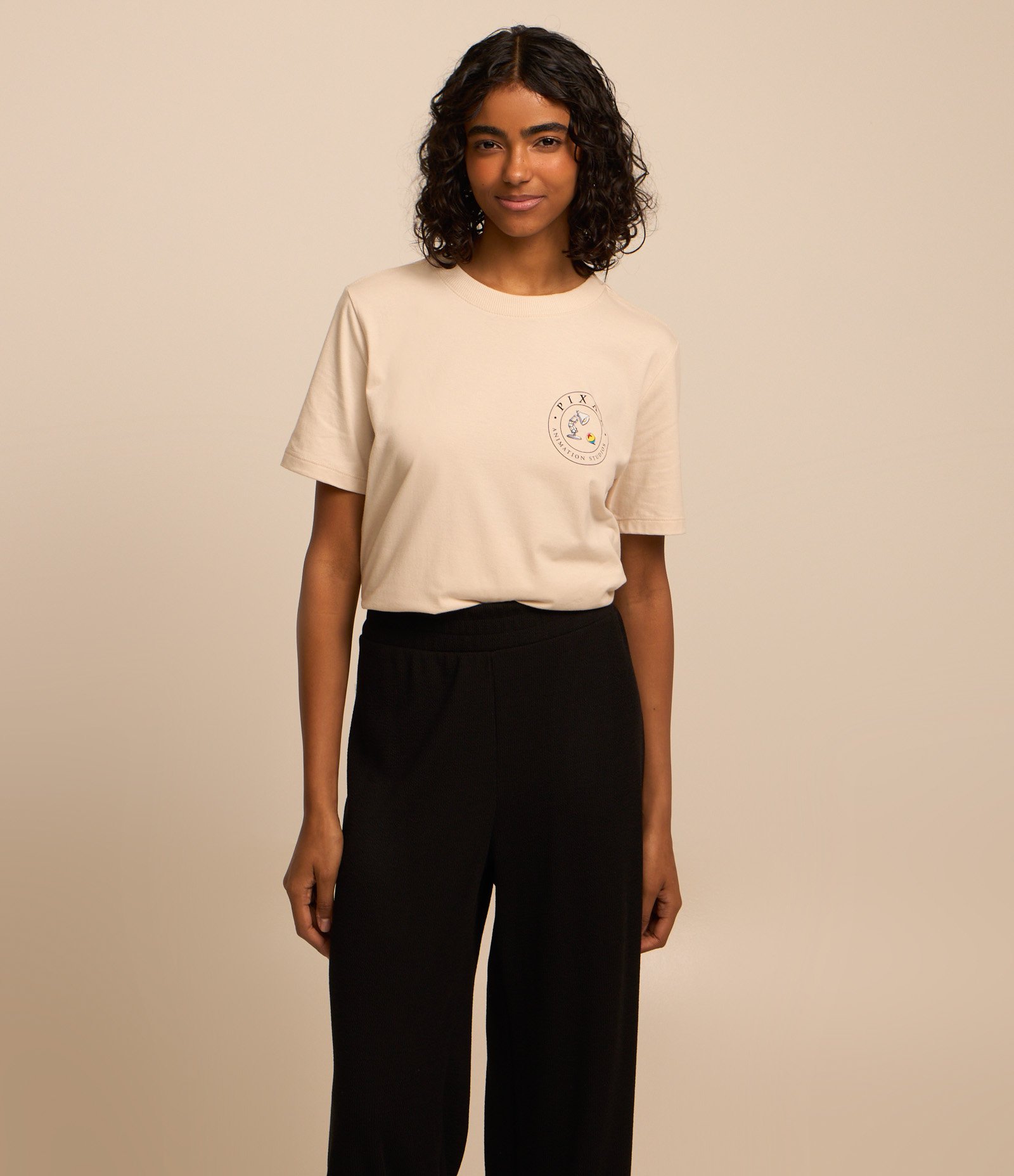 Calça Reta em Ribana Texturizada Preto 2