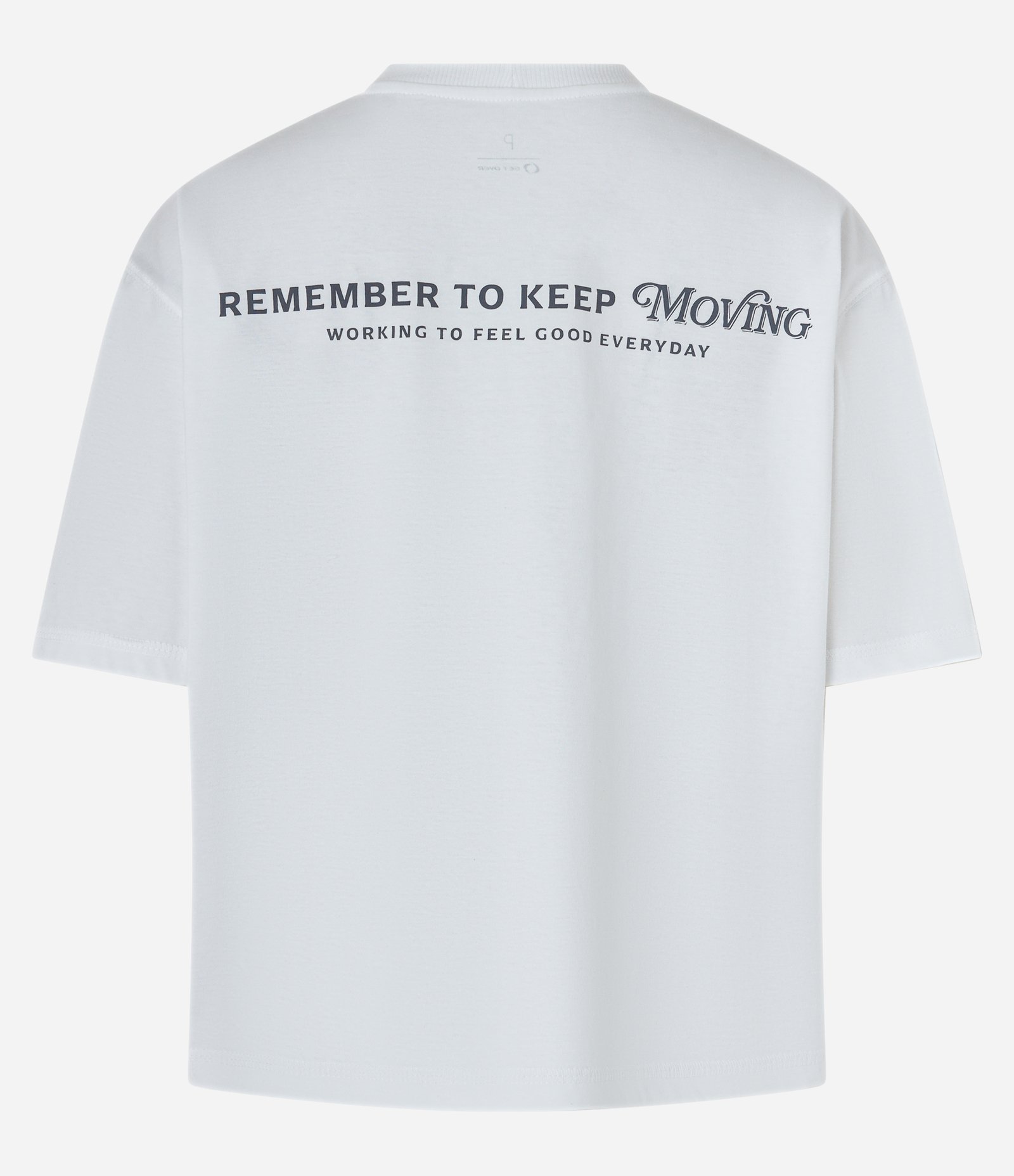 Camiseta Esportiva em Algodão e Estampa Localizada Frente e Costas Branco 5