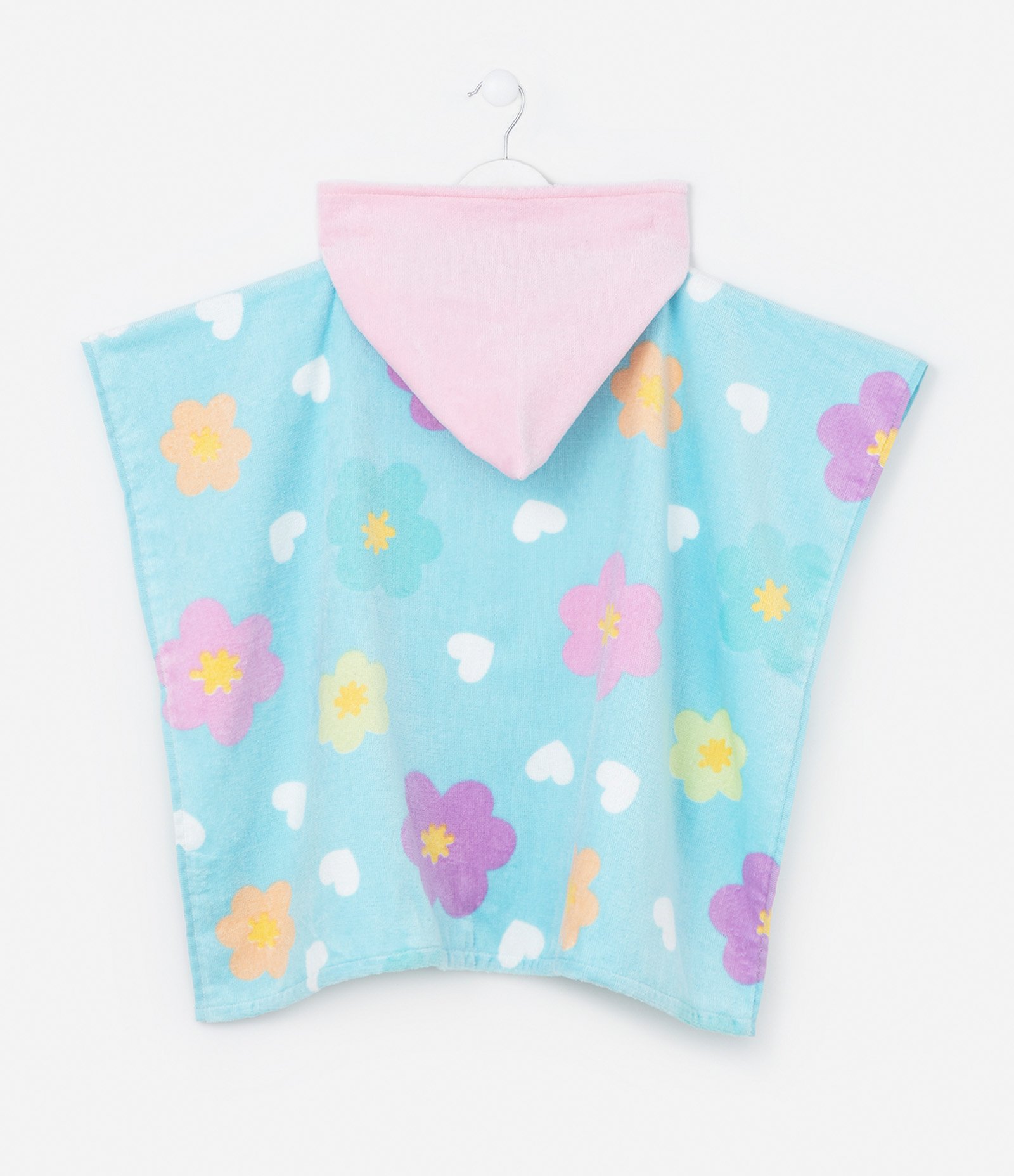 Poncho Infantil Atoalhado com Estampa Hello Kitty - Tam U Multicores 3