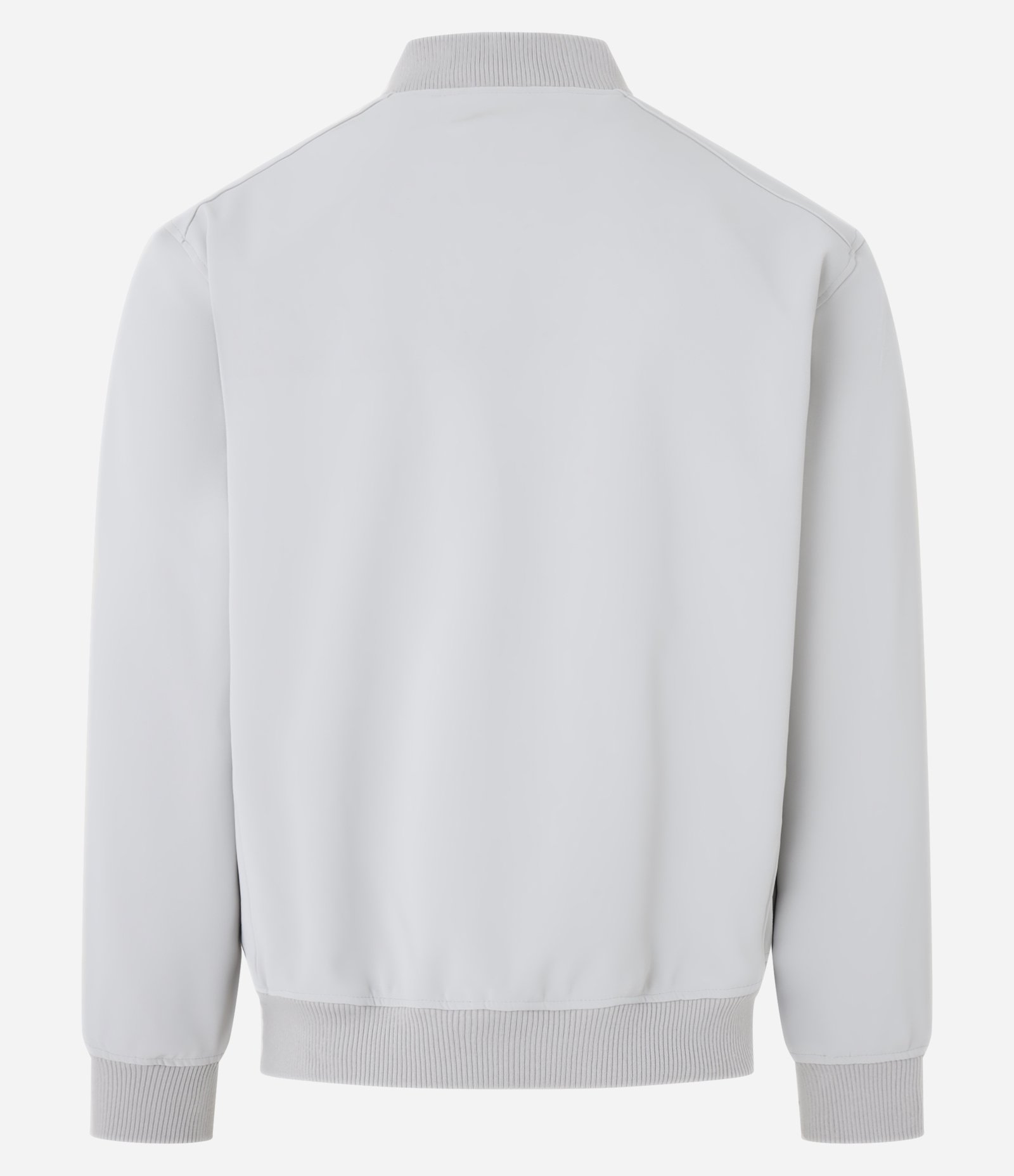 Jaqueta Bomber com Bolso Interno e Textura Emborrachada Cinza 7