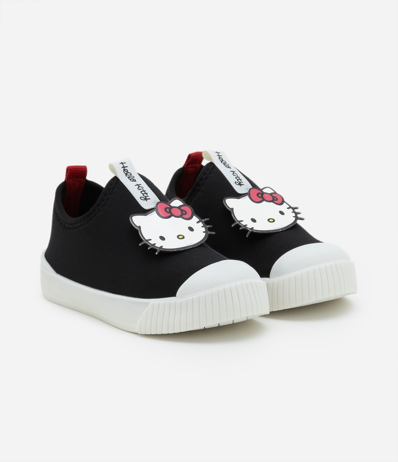 Tênis Calce Fácil Infantil com Patch Hello Kitty - Tam 20 a 27 Preto 1