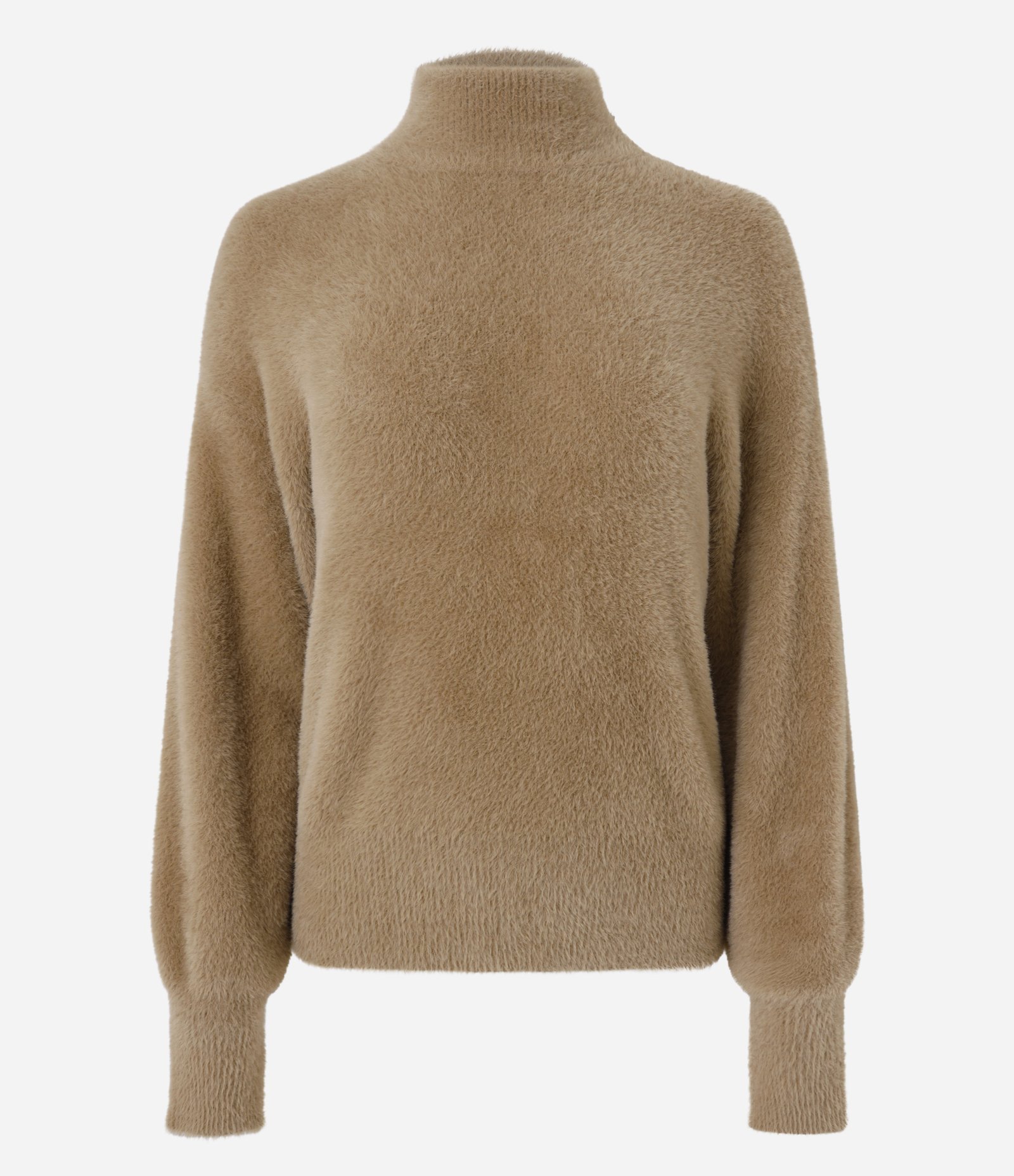 Suéter em Poliamida Peluciada com Gola Alta 7