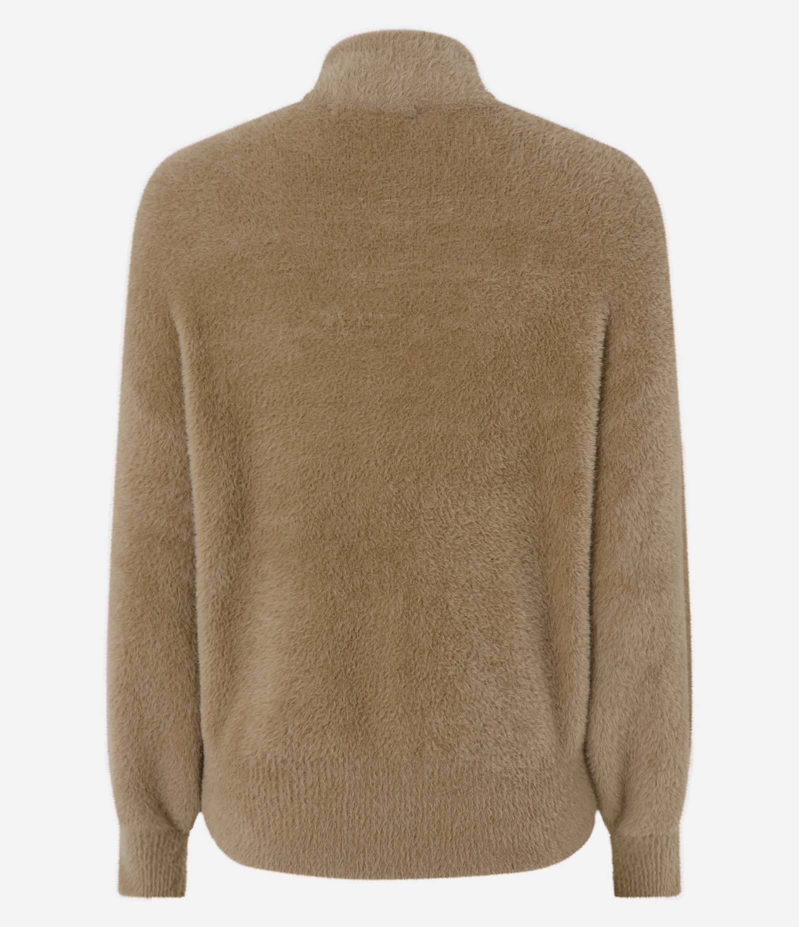 Suéter em Poliamida Peluciada com Gola Alta 9