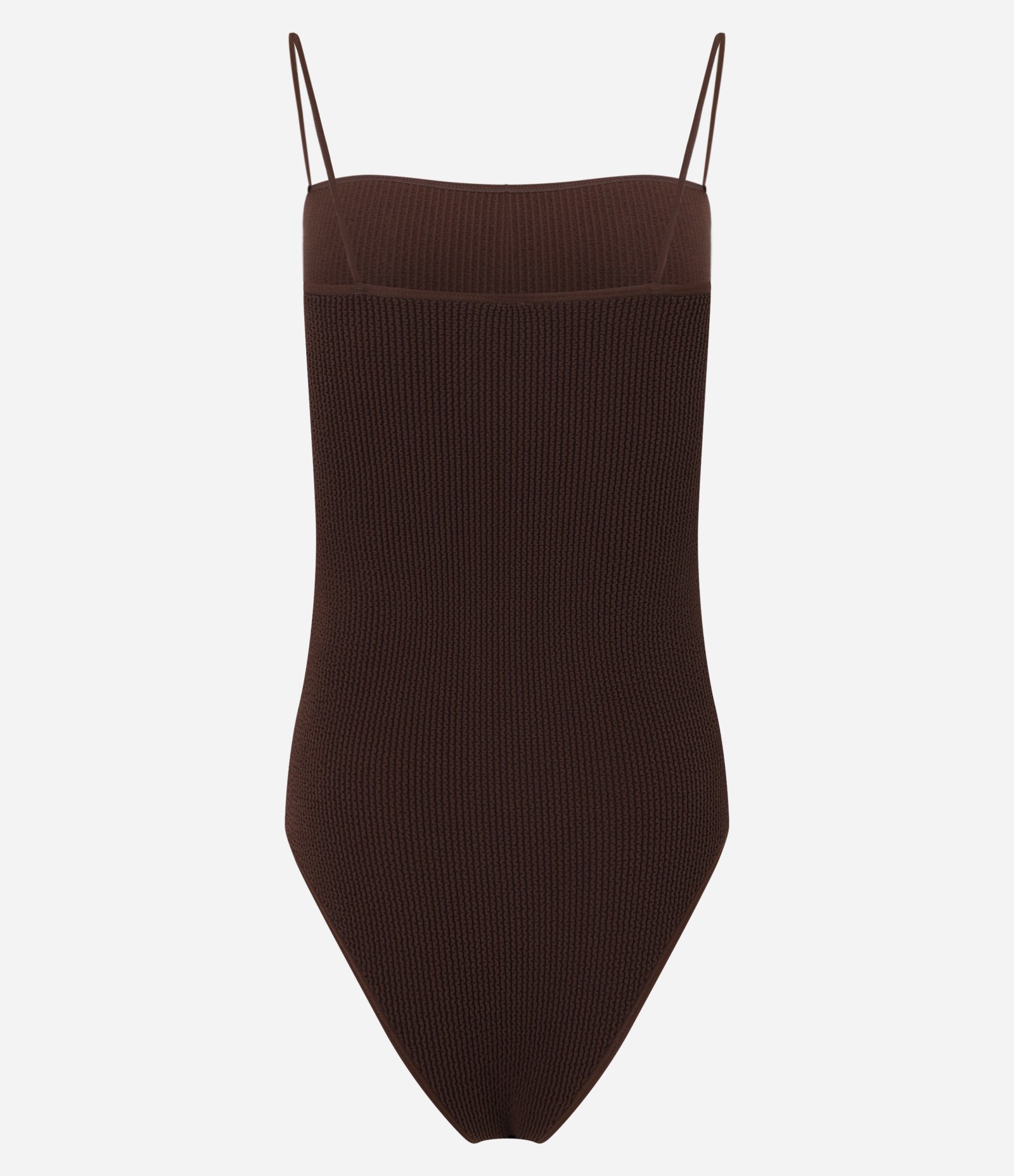 Body Seamless com Alça Rabo de Rato Marrom 7