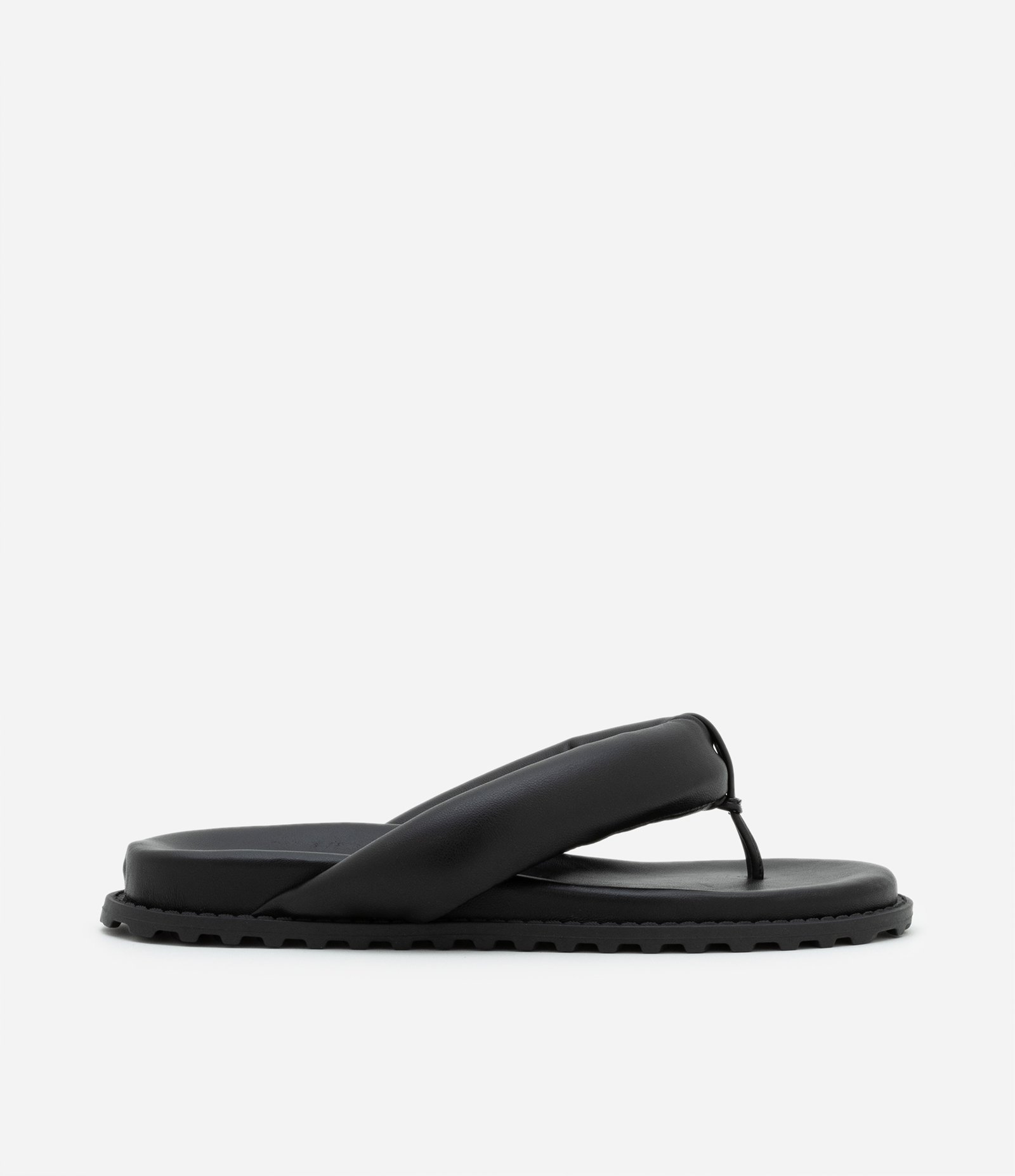 Sandália Rasteira Mule Puffer em PU com Palminha Anatômica 1