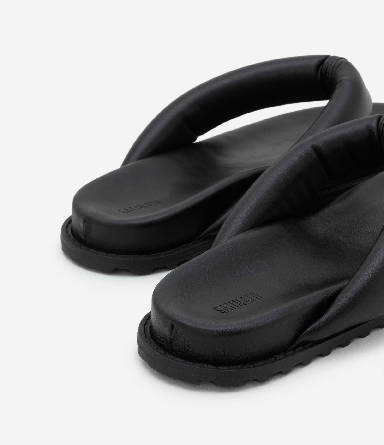 Sandália Rasteira Mule Puffer em PU com Palminha Anatômica 3