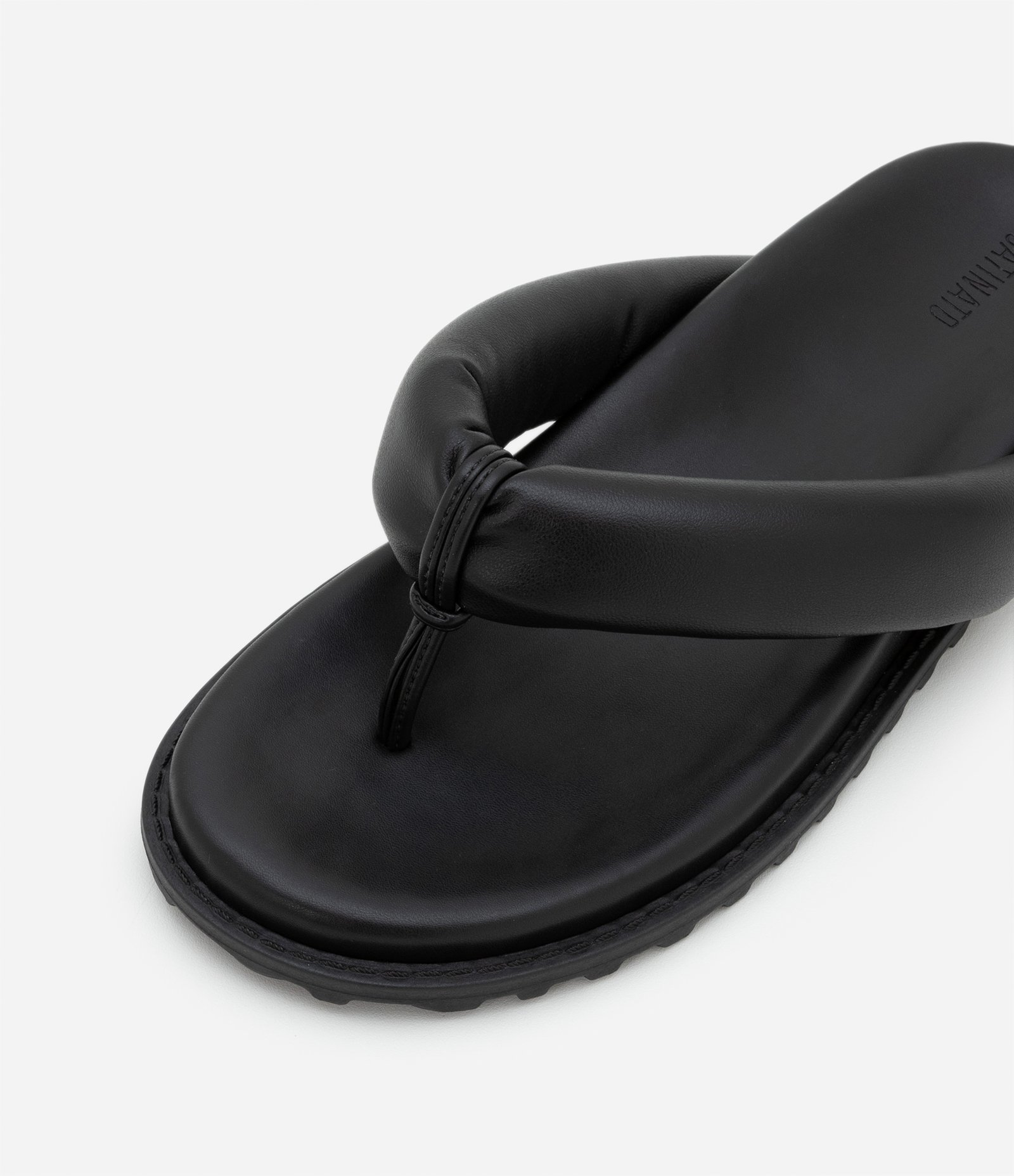 Sandália Rasteira Mule Puffer em PU com Palminha Anatômica 4