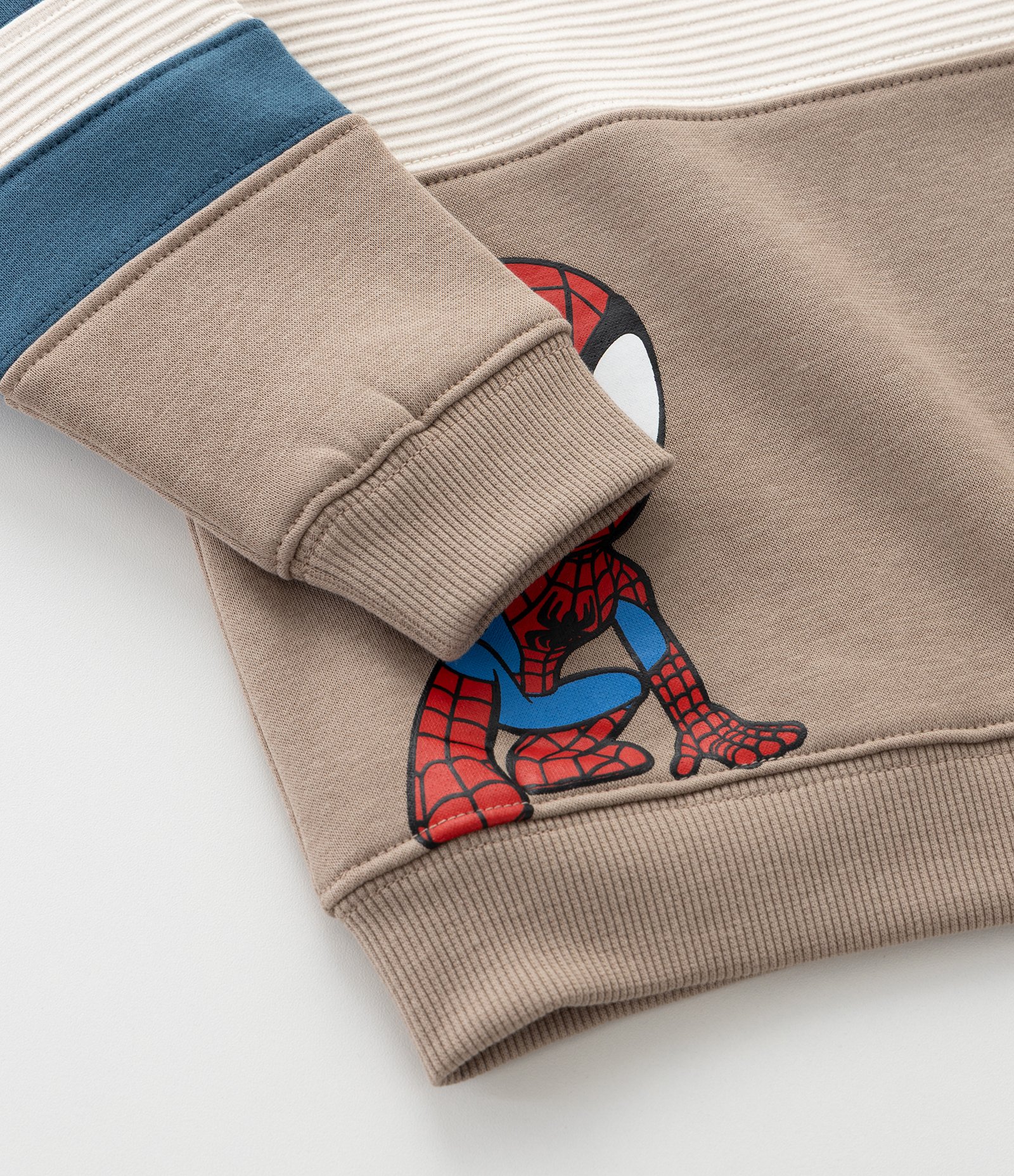 Casaco Infantil Quentinho com Estampa Spidey - Tam 2 a 6 Anos Marrom/Bege 5