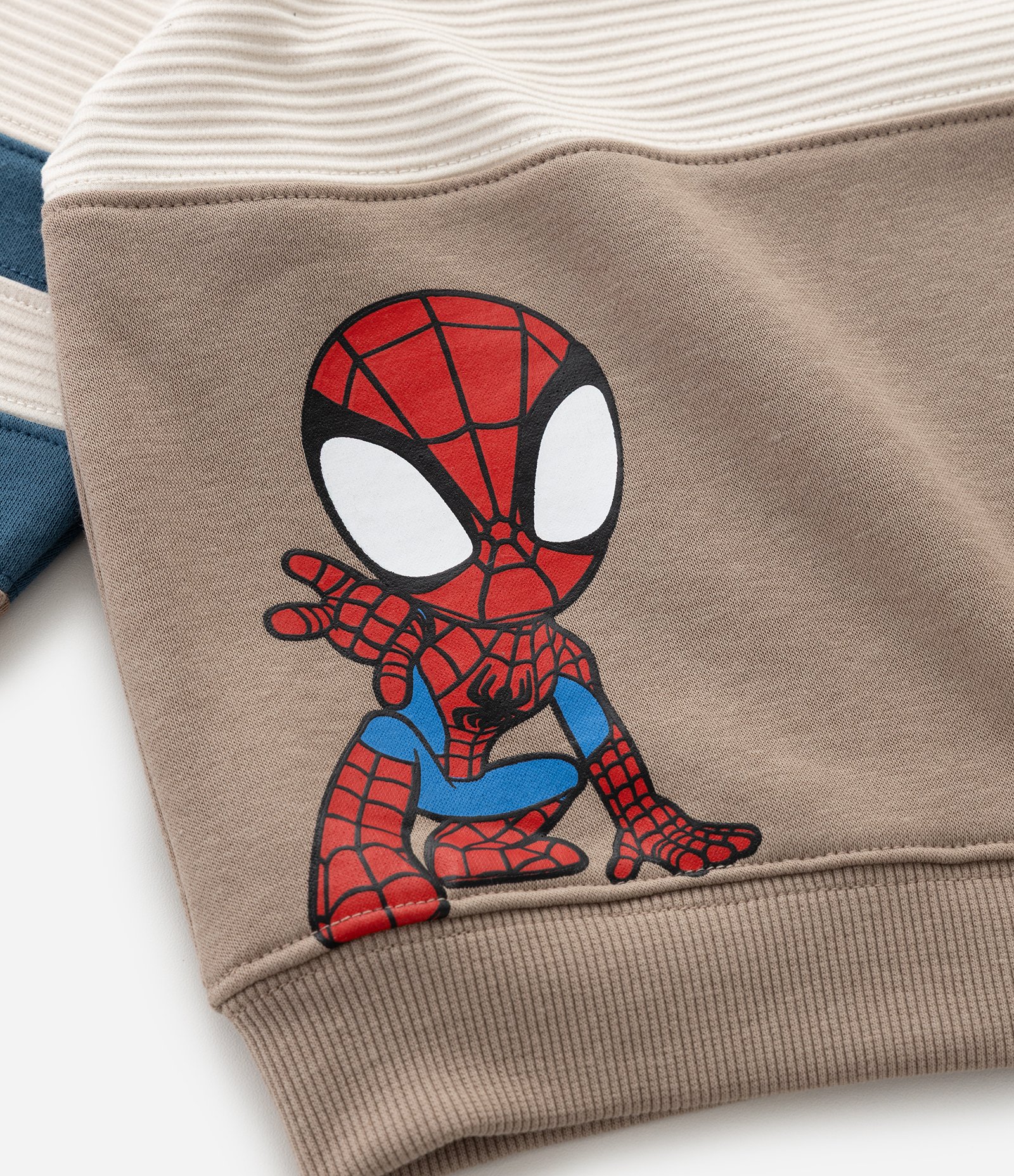 Casaco Infantil Quentinho com Estampa Spidey - Tam 2 a 6 Anos Marrom/Bege 7
