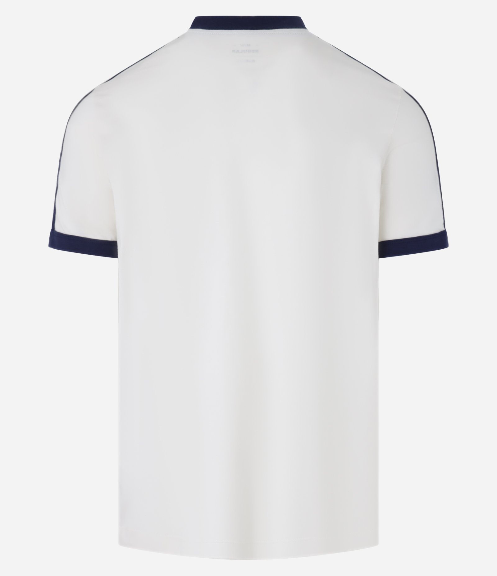 Camiseta Regular em Algodão com Listras nos Ombros 6