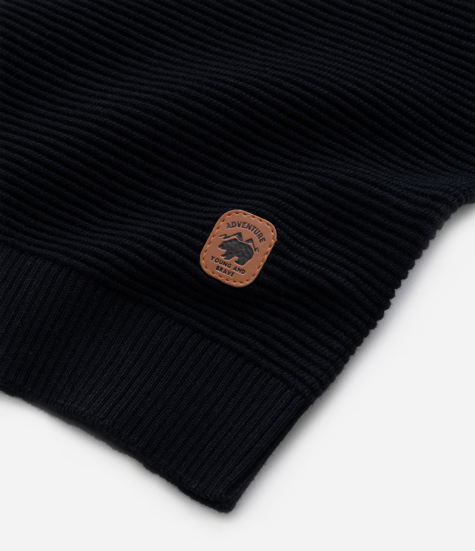 Blusão Infantil com Mangas Raglan - Tam 1 a 4 anos Preto 4