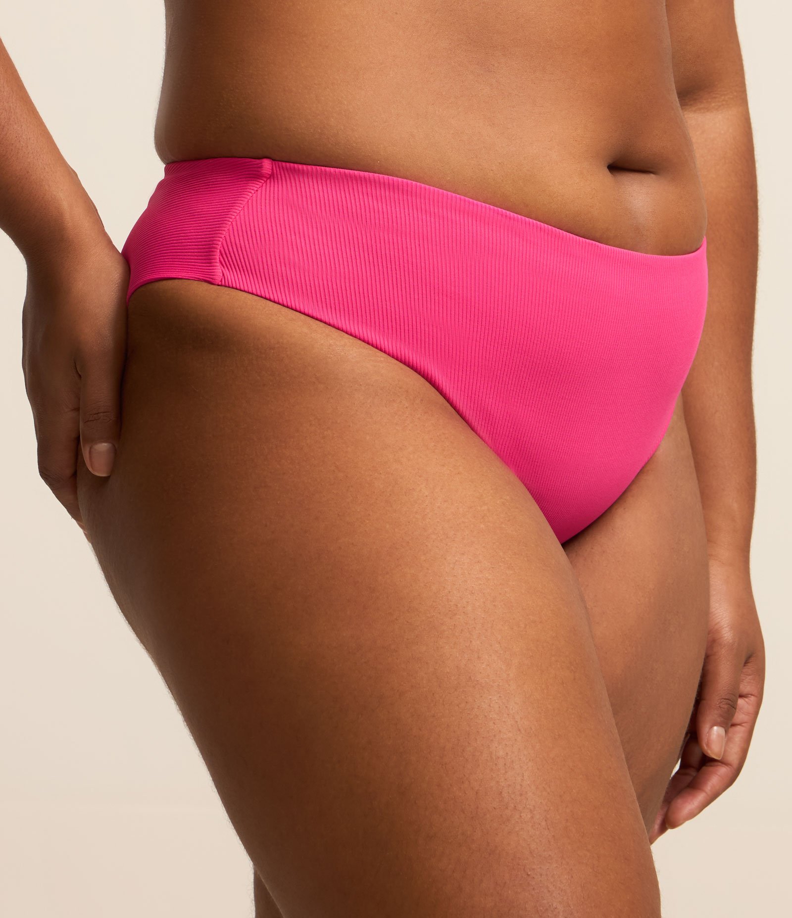 Biquíni Calcinha Texturizado Curve & Plus Size Rosa 1