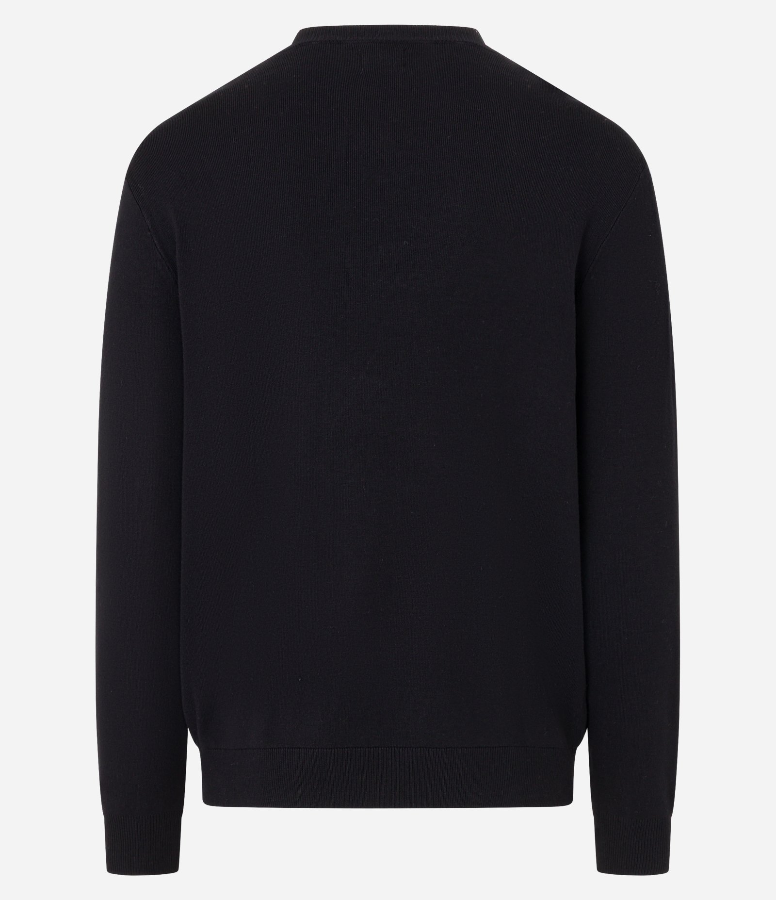 Suéter em Tricô com Bloco de Cor Preto/Bege 7