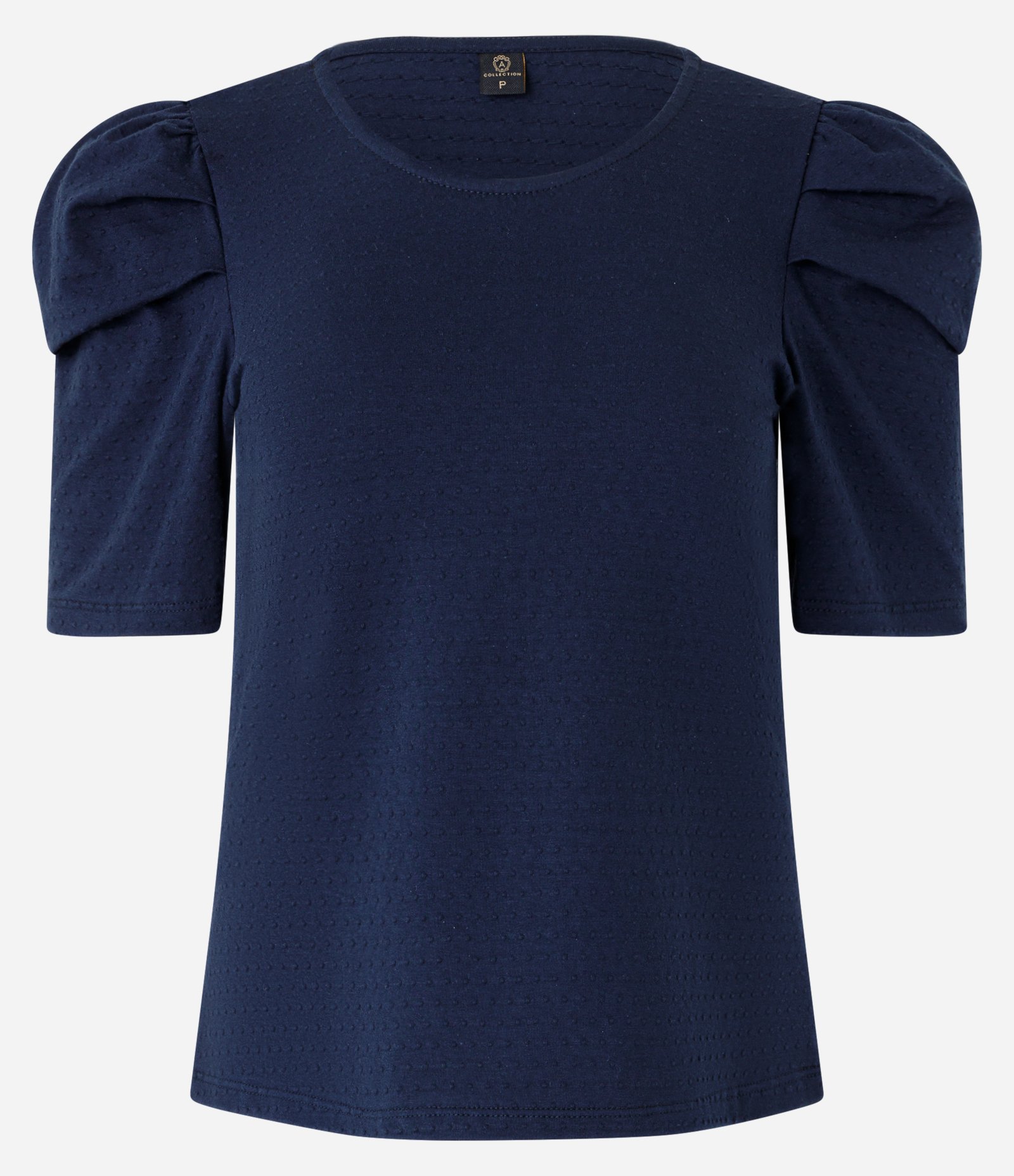 Blusa Texturizada em Algodão com Mangas Bufantes 4