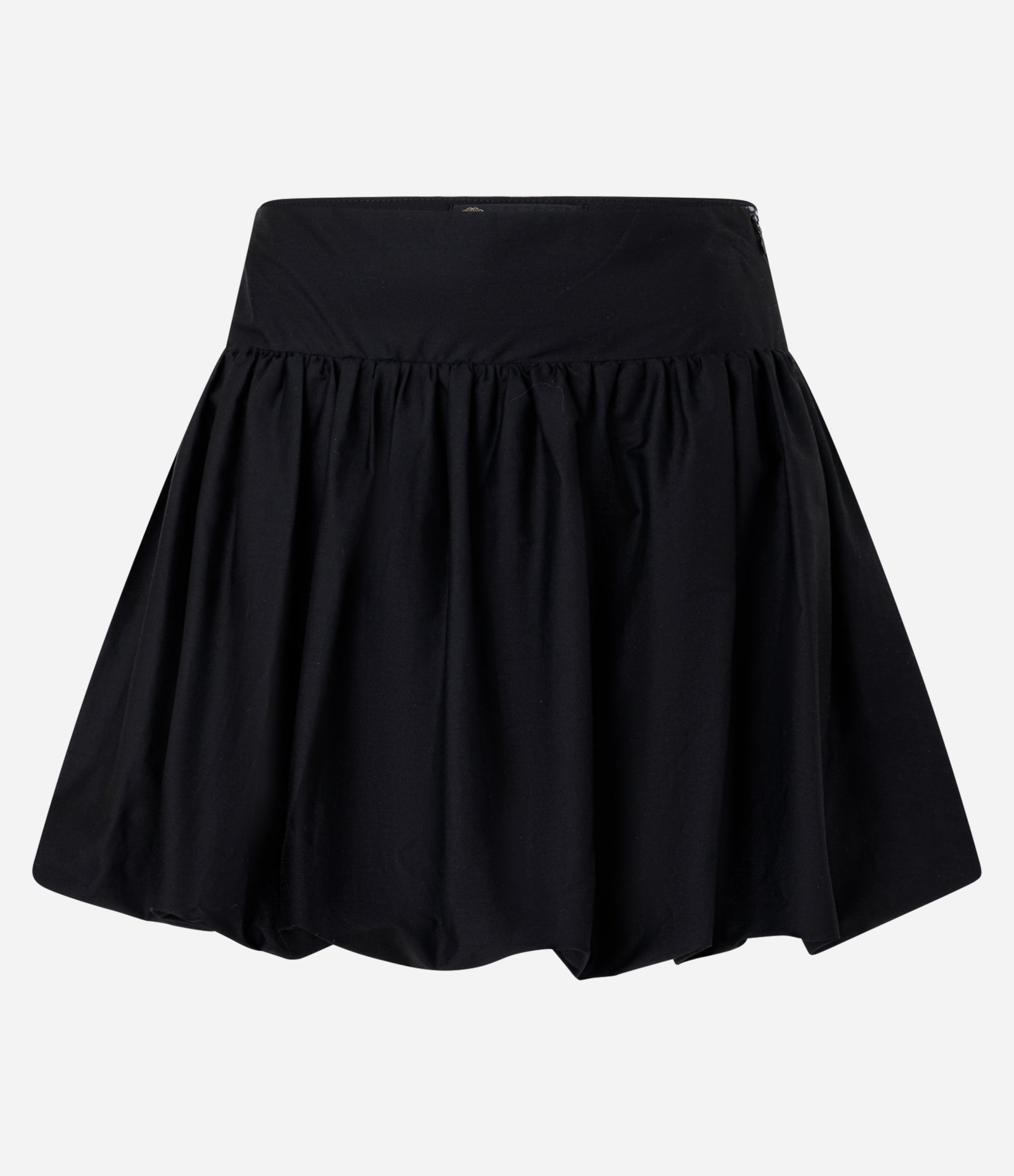 Mini Saia Balonê em Tricoline Preto 5