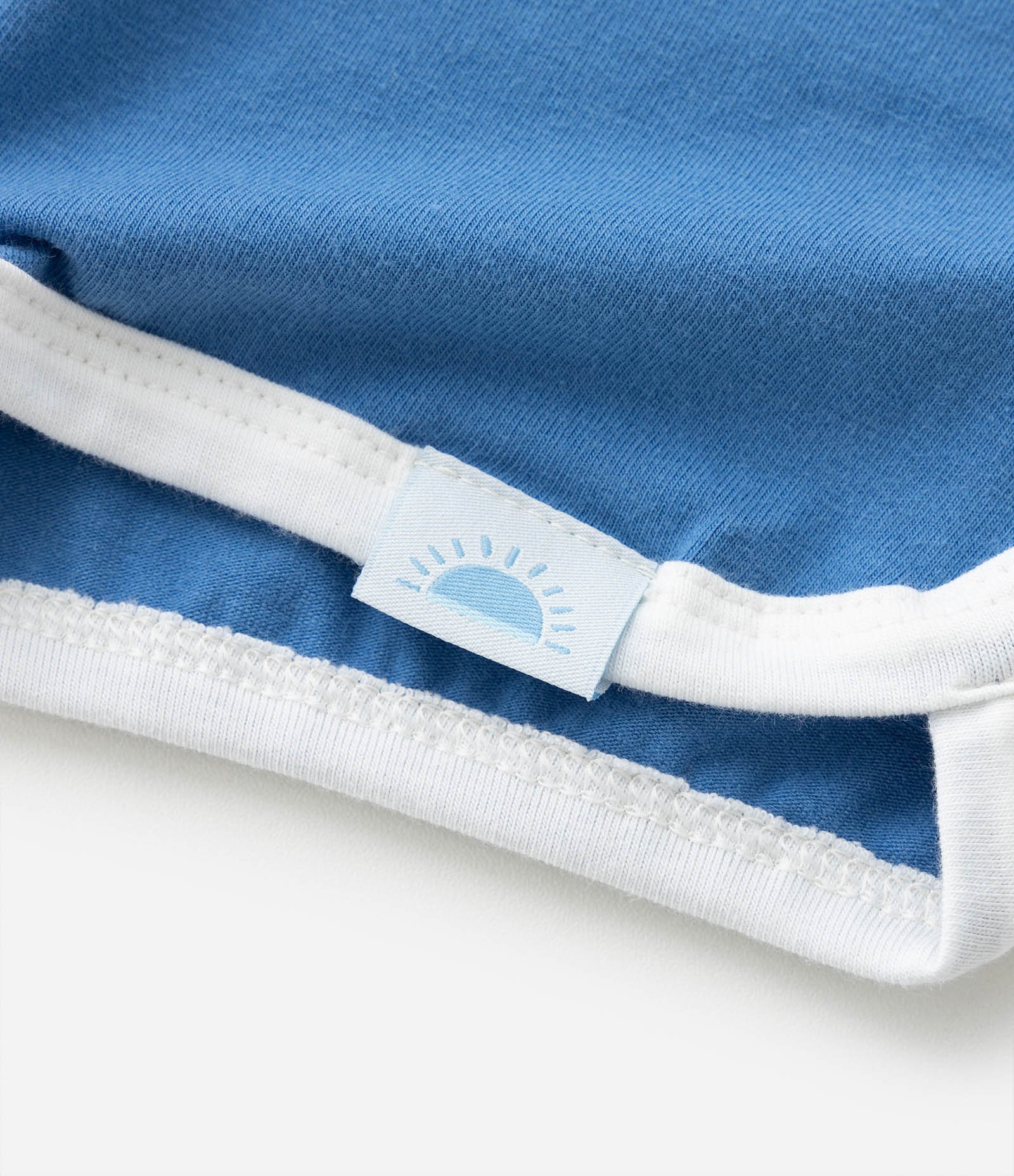 Conjunto Infantil com Estampa Listras e Botões - Tam 0 a 18 meses Azul 4