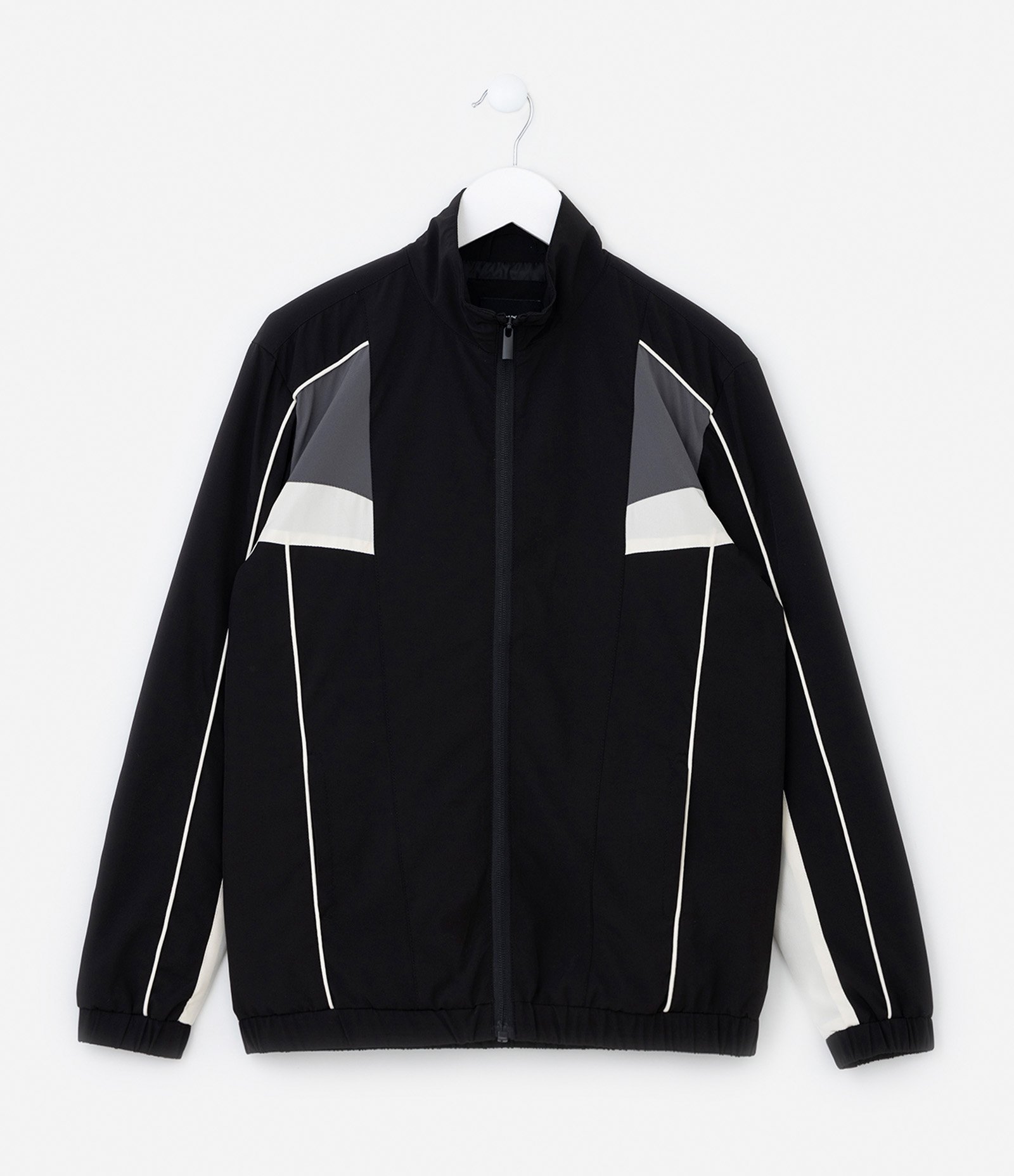 Jaqueta Quebra- Vento Infantil com Recortes - Tam 5 a 14 Anos Preto 1