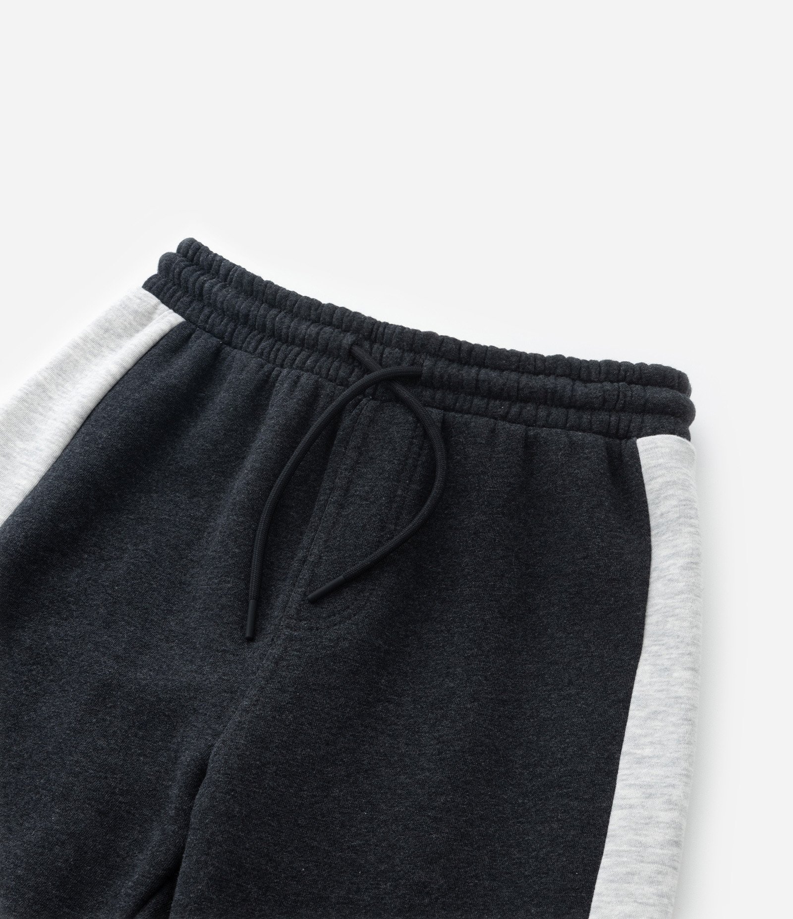 Calça Infantil em Moletom com Recorte Lateral - Tam 5 a 14 Anos Cinza Escuro/Cinza Claro 8