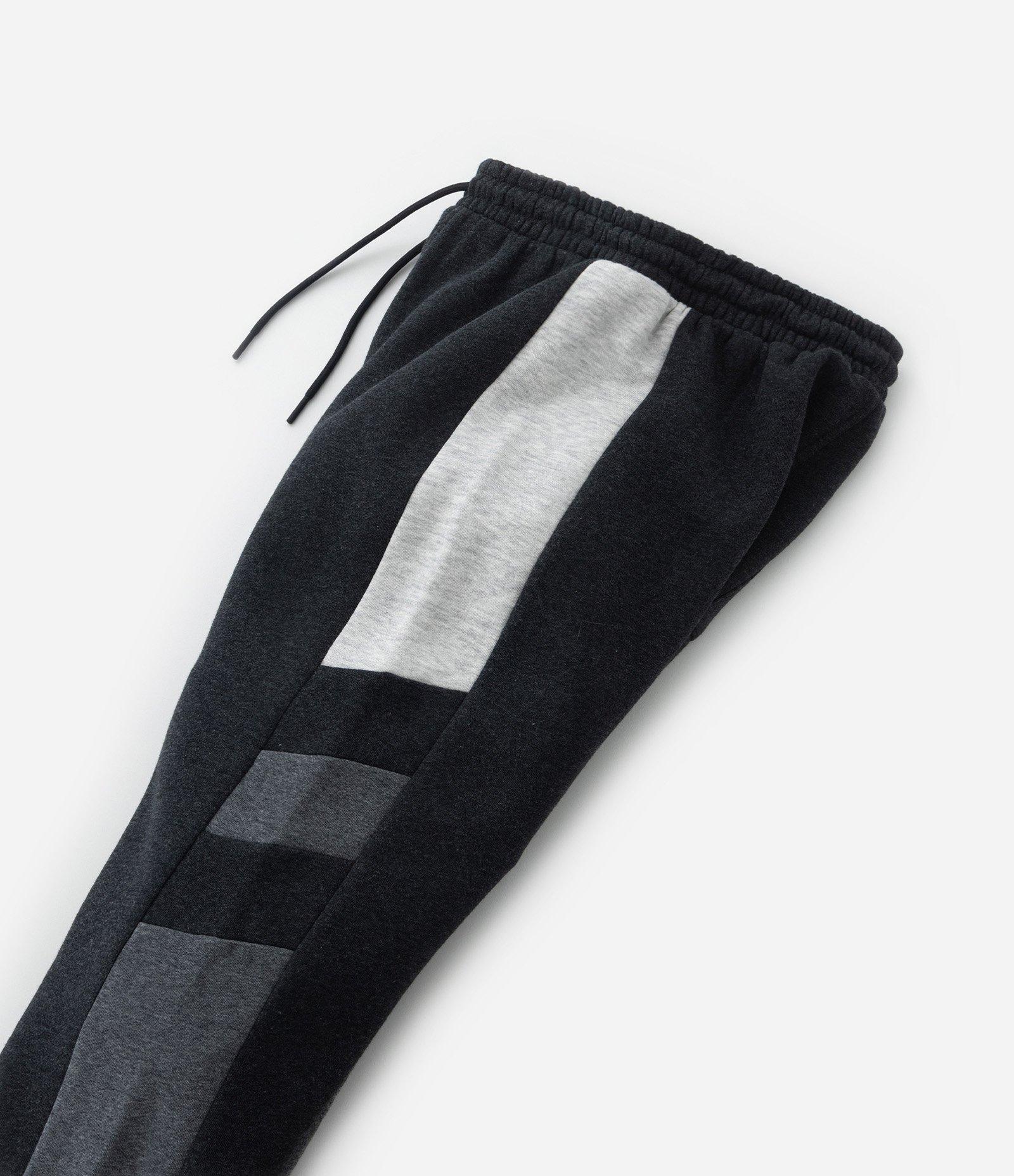 Calça Infantil em Moletom com Recorte Lateral - Tam 5 a 14 Anos Cinza Escuro/Cinza Claro 5