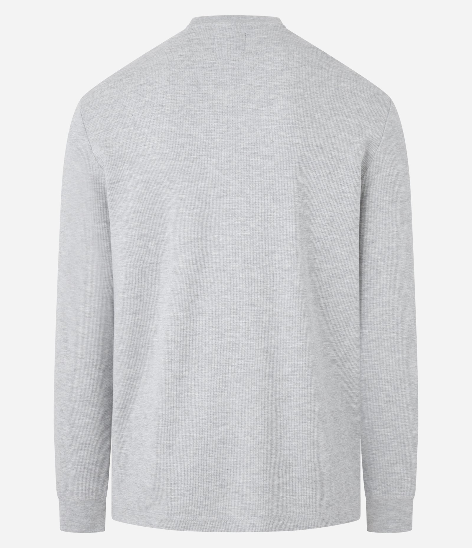 Camiseta Regular em Algodão com Textura Cinza 7