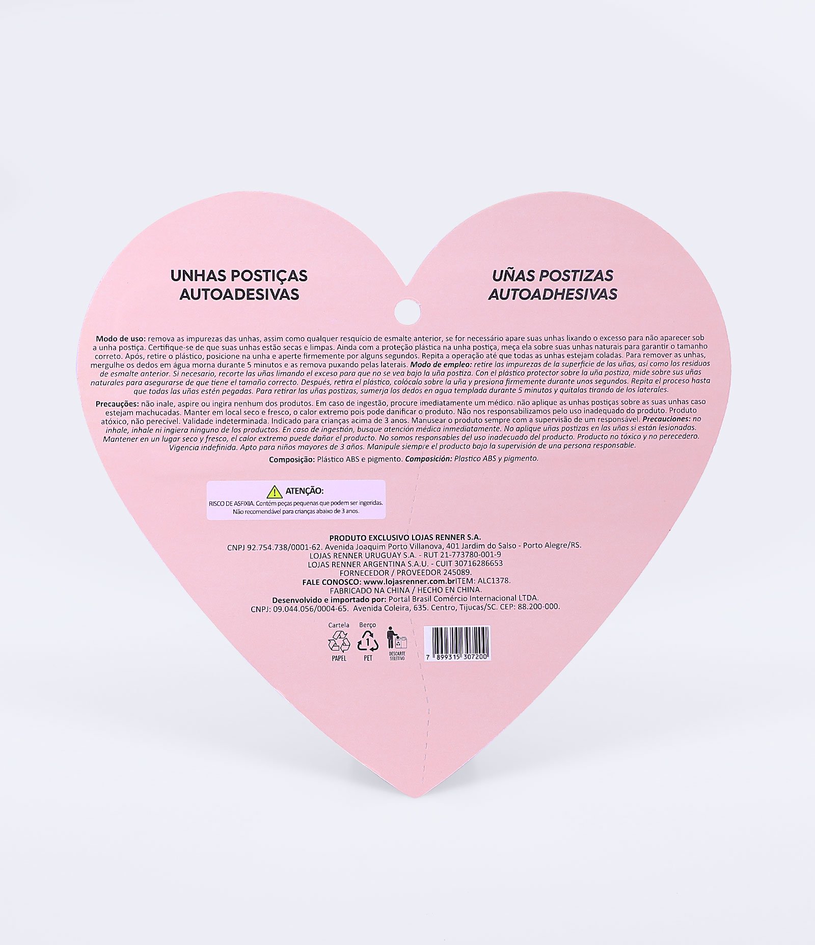 Conjunto de Unhas Postiças Autoadesivas BFF Alchemia Colorido 2