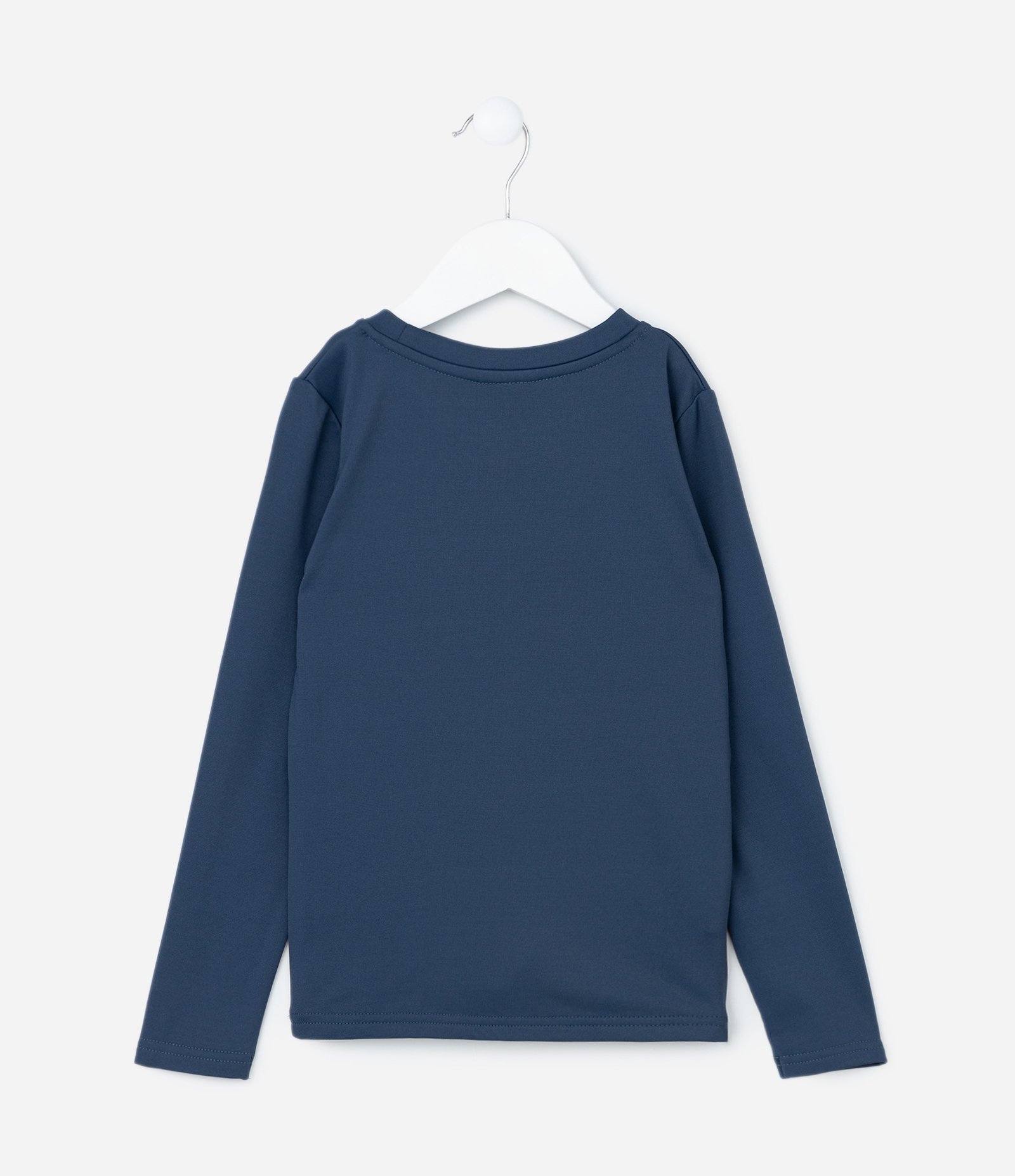 Camiseta Térmica de Pijama Infantil - Tam 4 a 14 Anos Azul 2