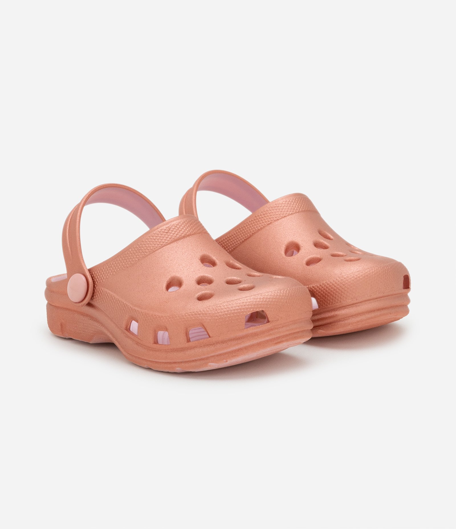 Sandália Babuche Infantil com Brilhinhos - Tam 24 a 35 Laranja 1