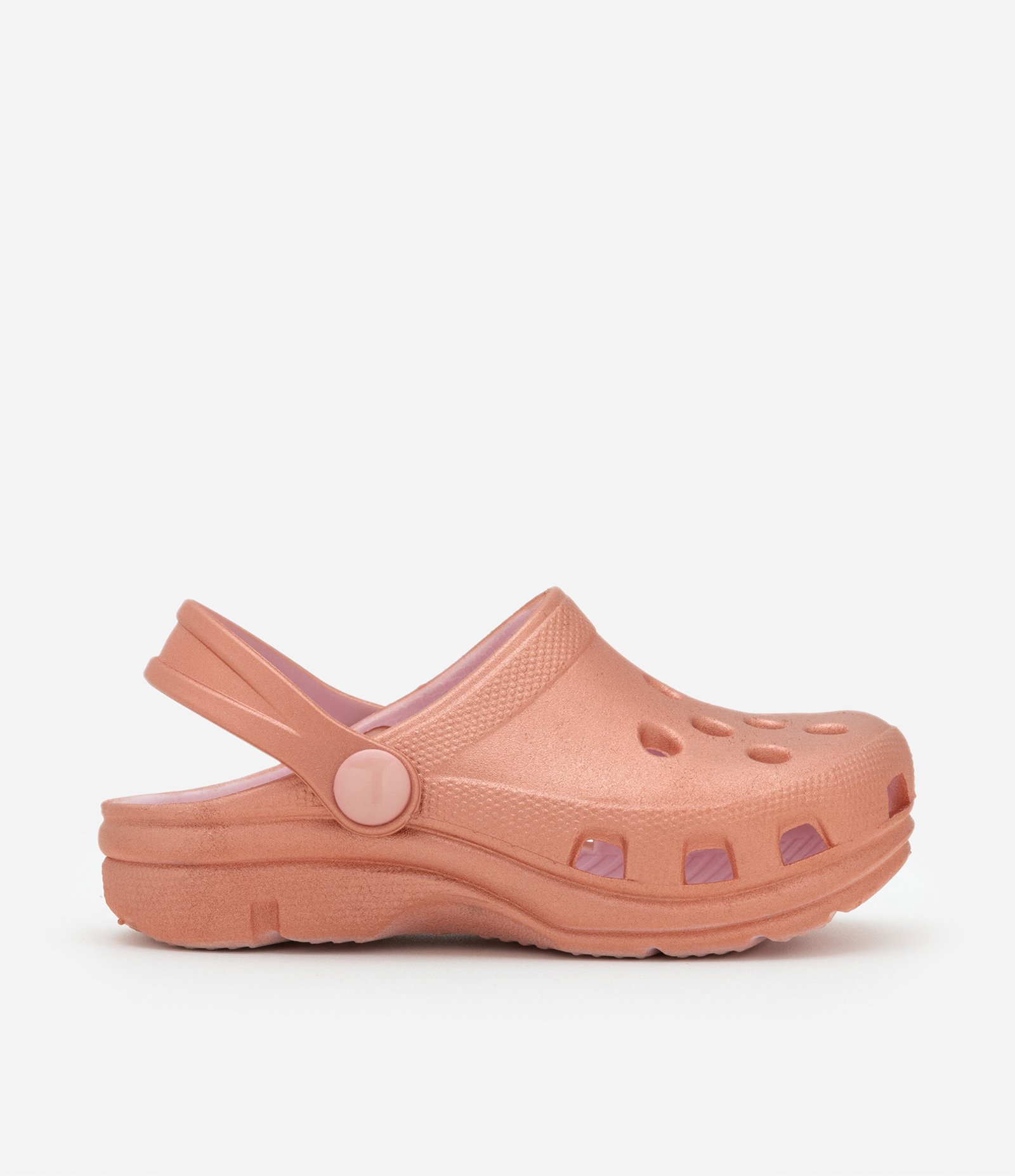 Sandália Babuche Infantil com Brilhinhos - Tam 24 a 35 Laranja 5