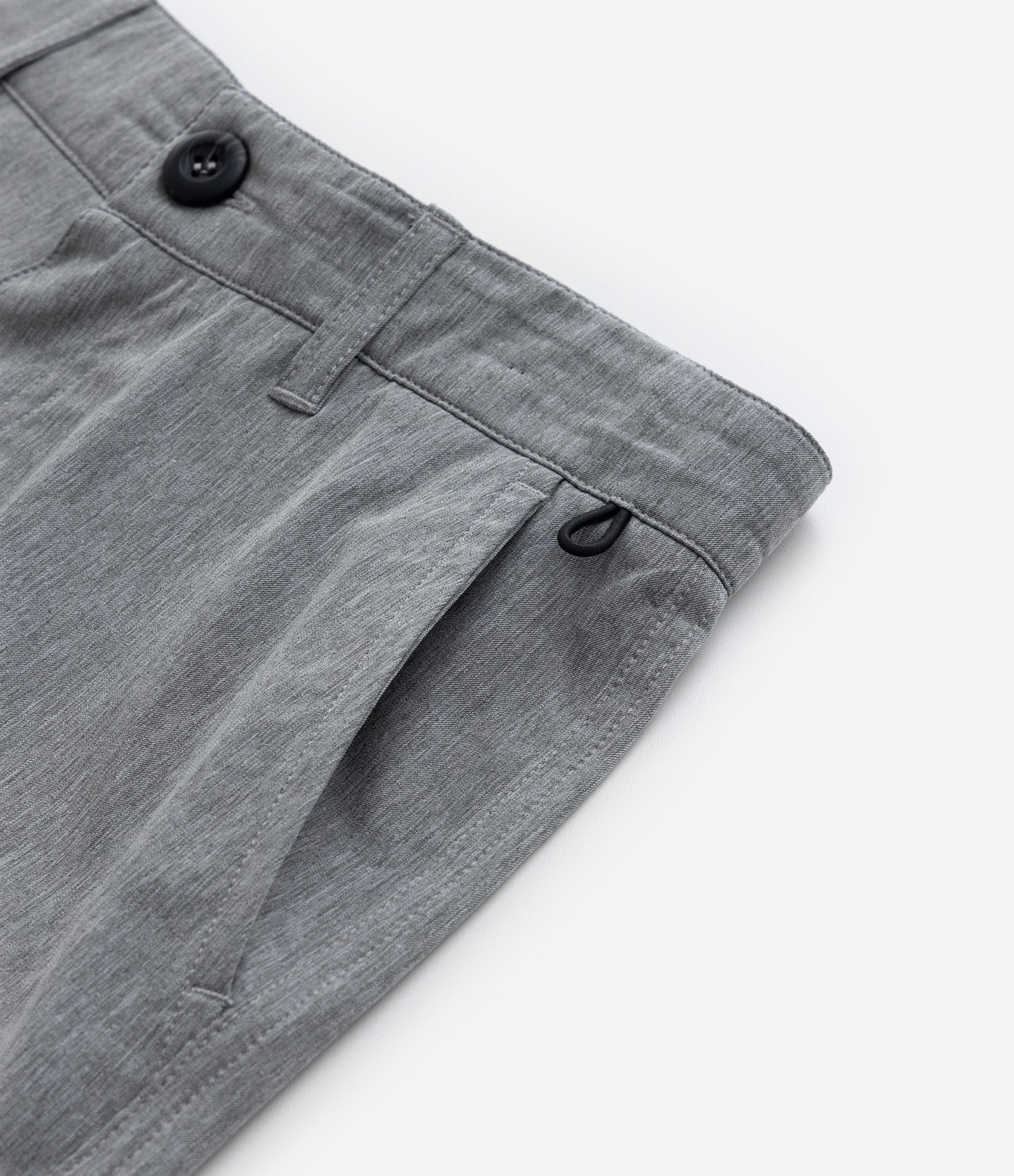 Bermuda Infantil em Microfibra com Bolsos - Tam 5 a 14 Anos Cinza 5