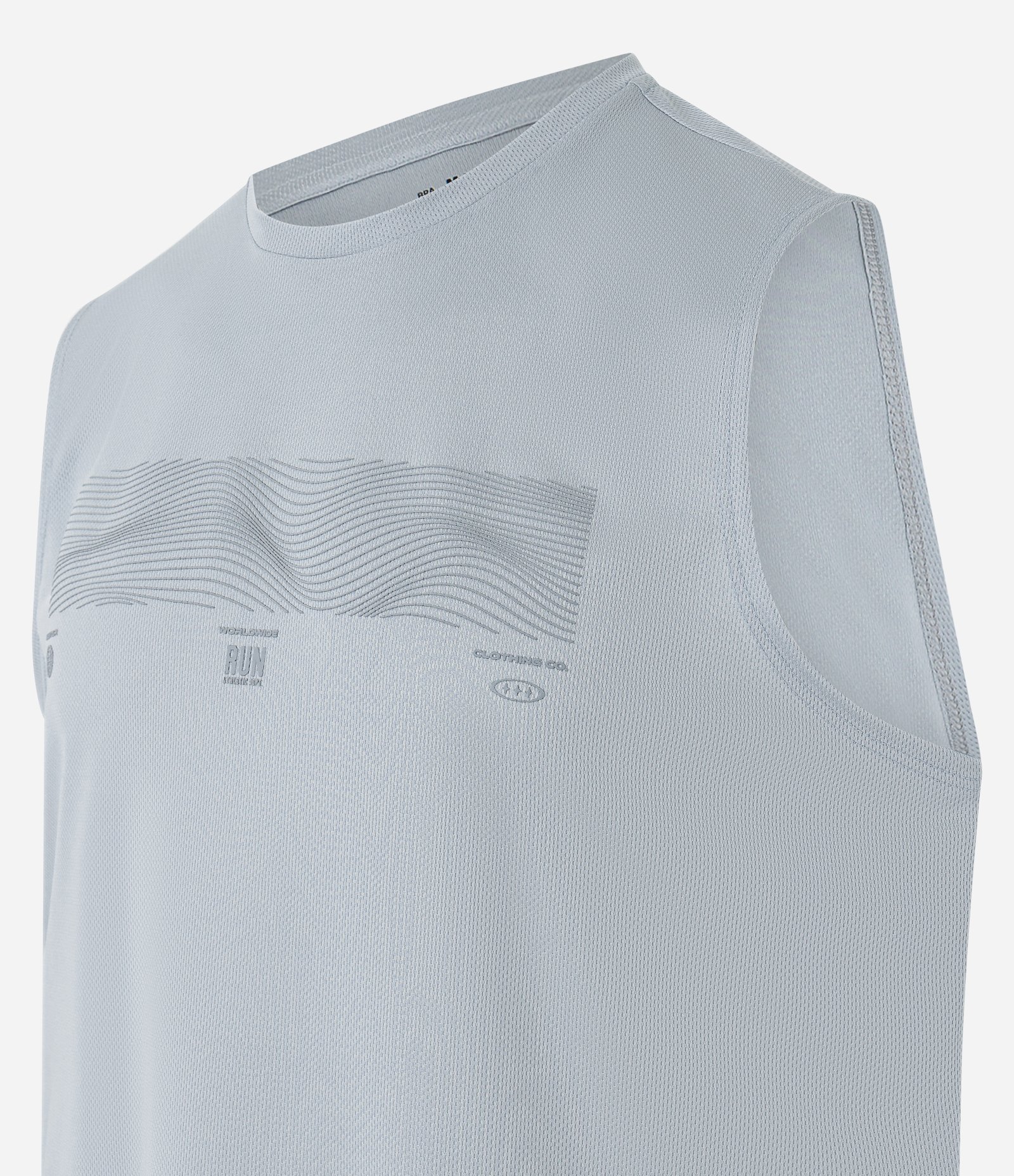 Regata Machão em Tecnologia Dry com Estampa Abstrata Branco 5