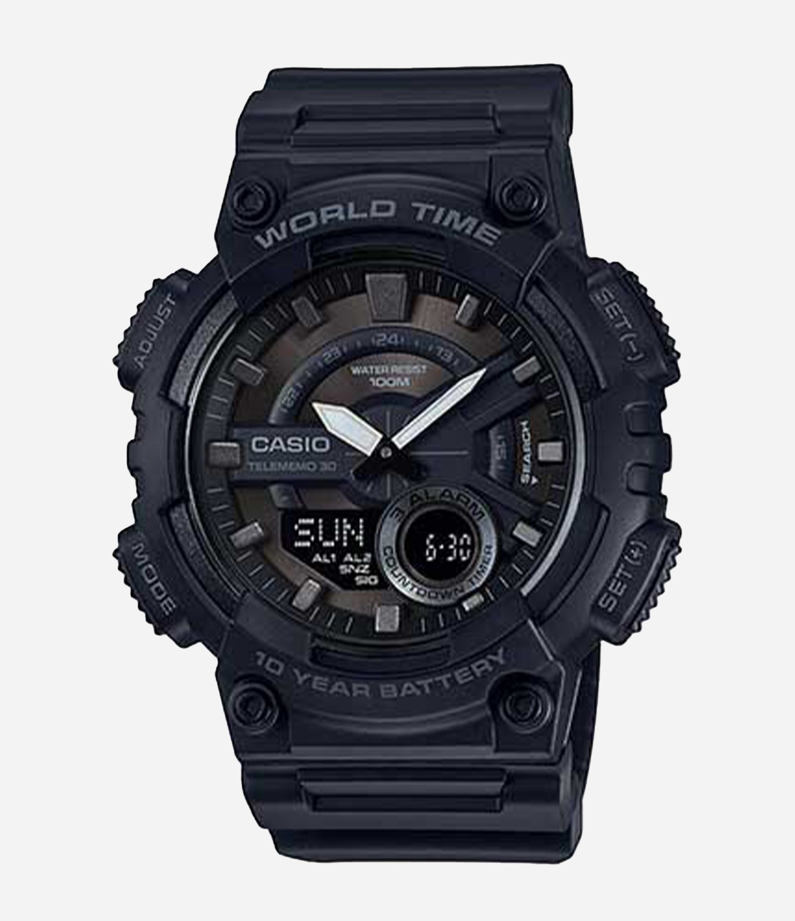 Relógio Casio Anadigi AE1200WHB3BVDF Preto 1