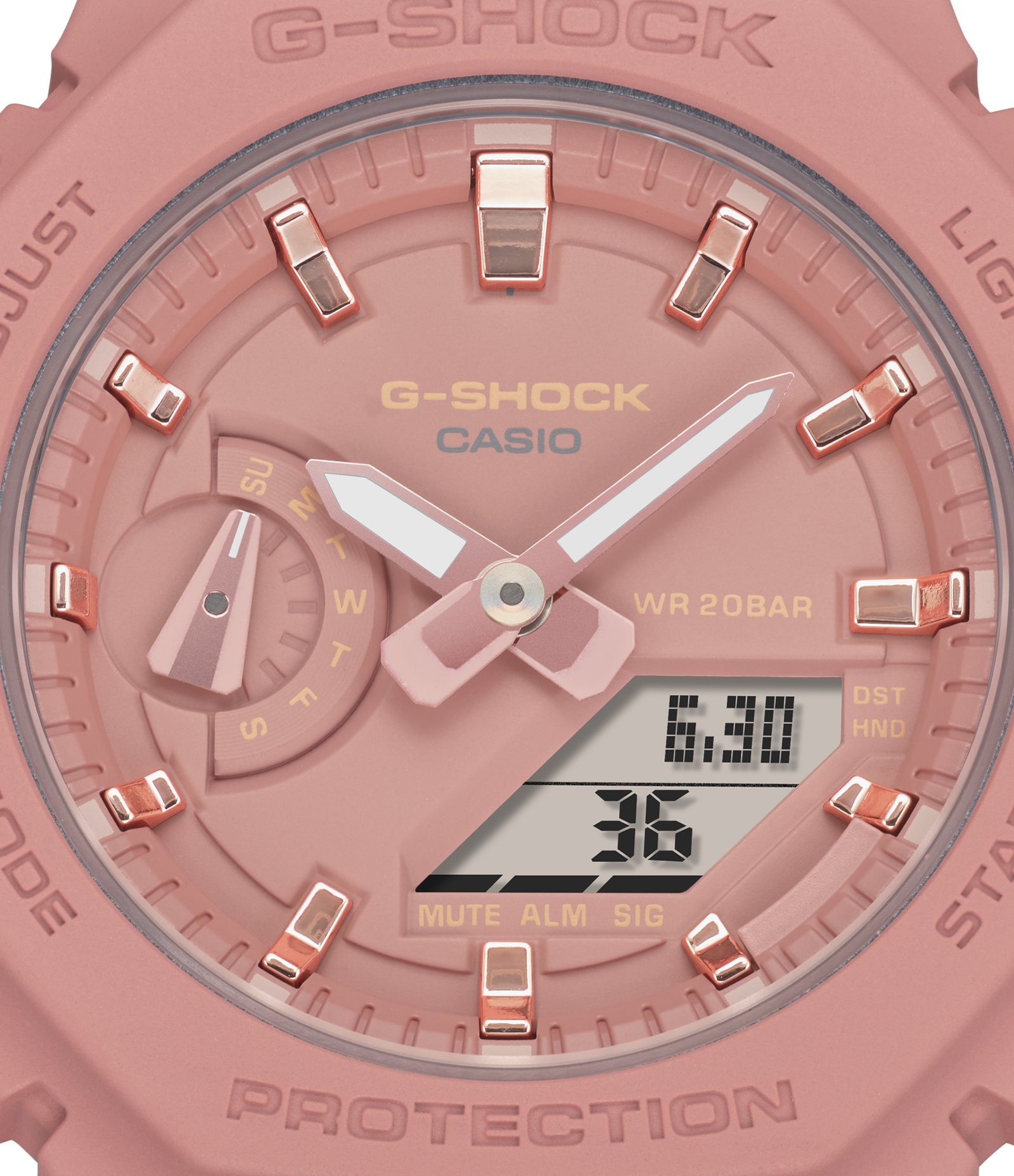 Relógio GShock Anadigi Rosa 2
