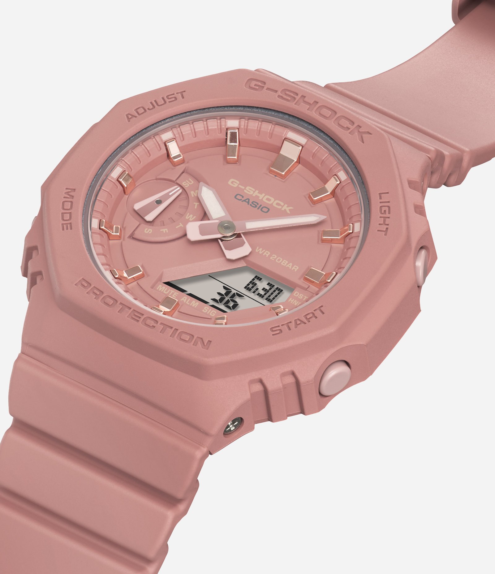 Relógio GShock Anadigi Rosa 7
