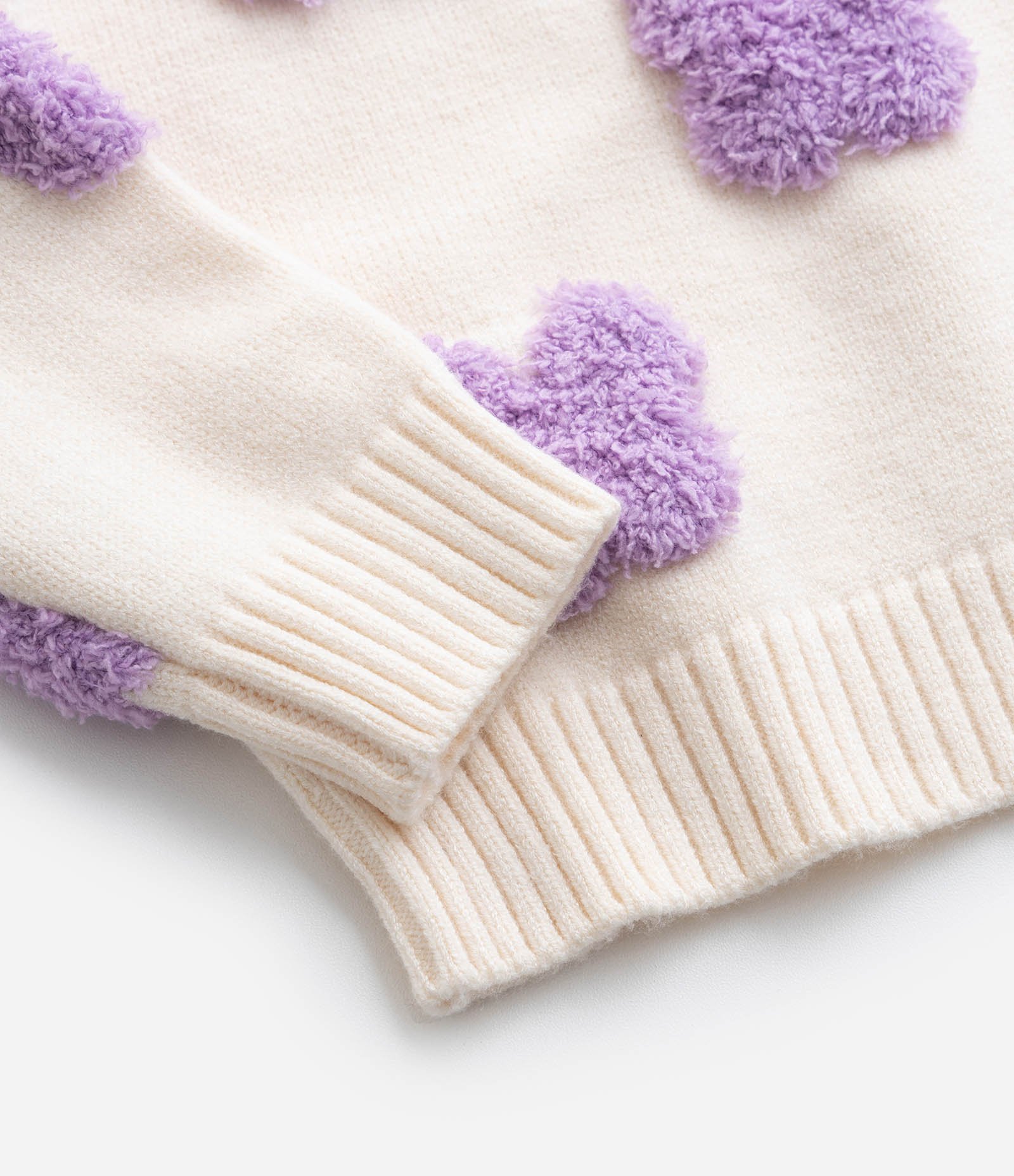 Suéter Infantil com Bordado Borboletinhas - Tam 1 a 5 Anos Bege 5