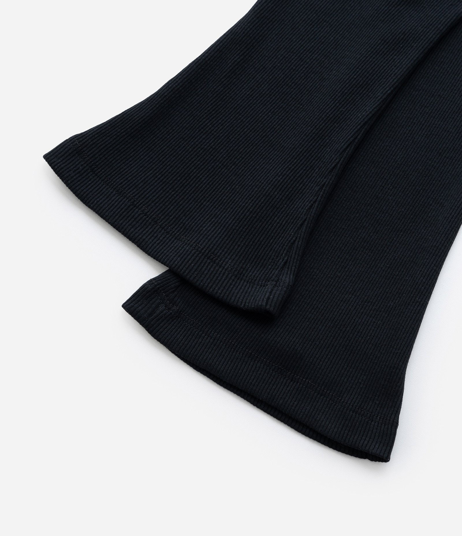 Calça Flare Infantil Canelada - Tam 1 a 5 Anos Preto 4