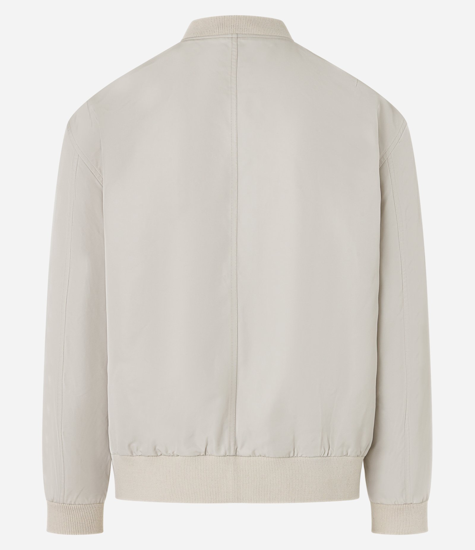 Jaqueta Bomber Aberta com Zíper Branco 7