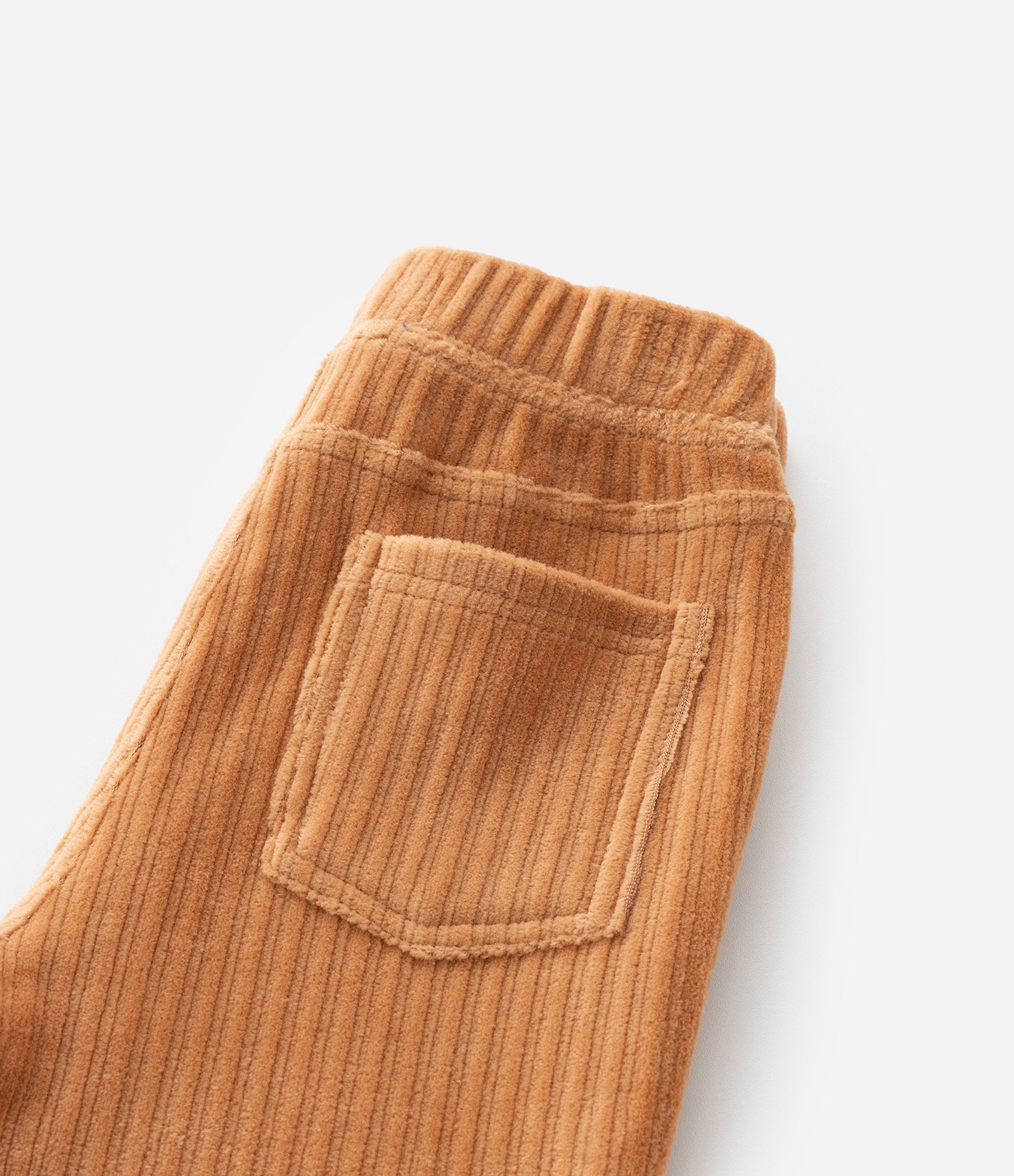 Calça Flare Infantil em Veludo Cotelê - Tam 1 a 5 Anos Marrom 4